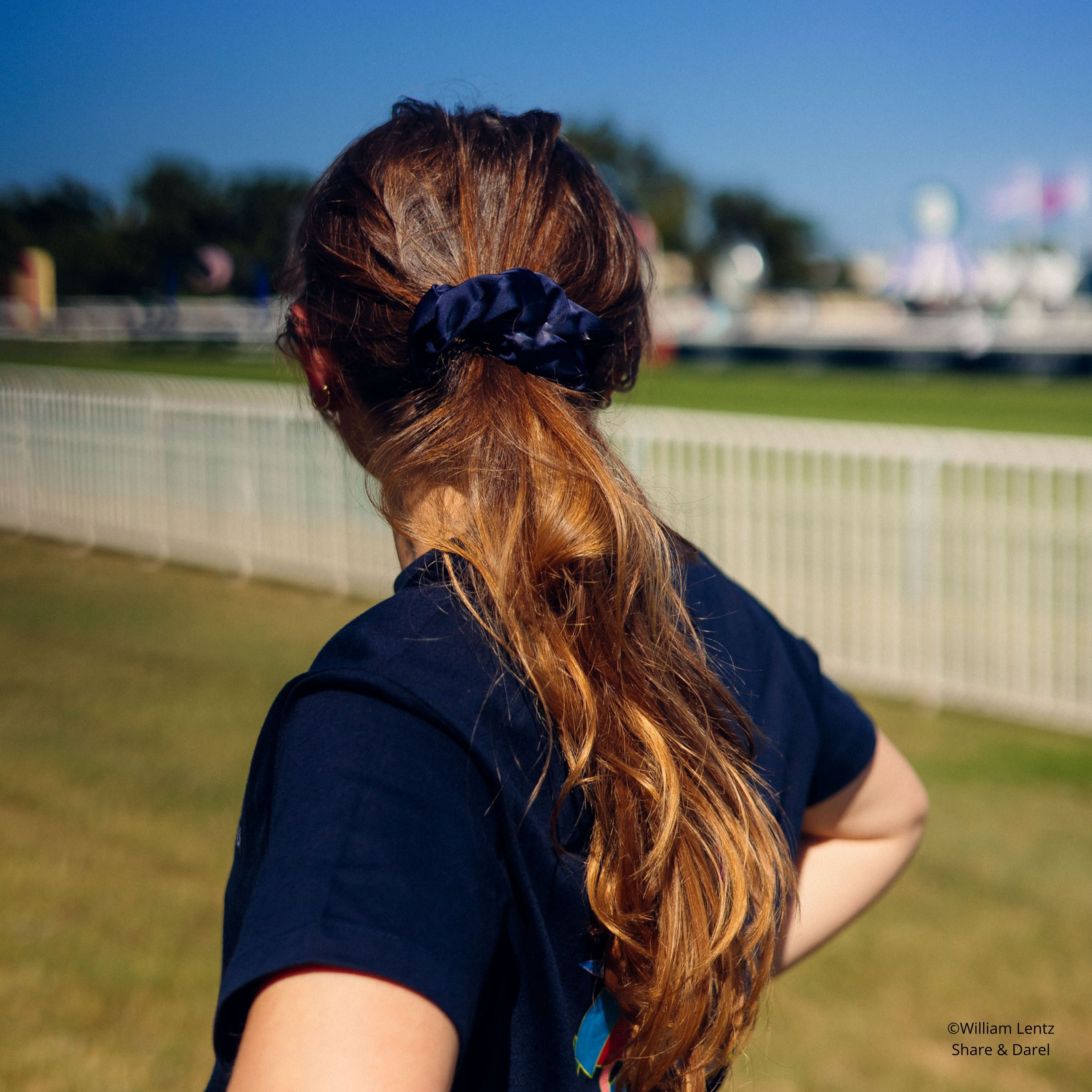 Scrunchie Prix de Diane Longines Blue