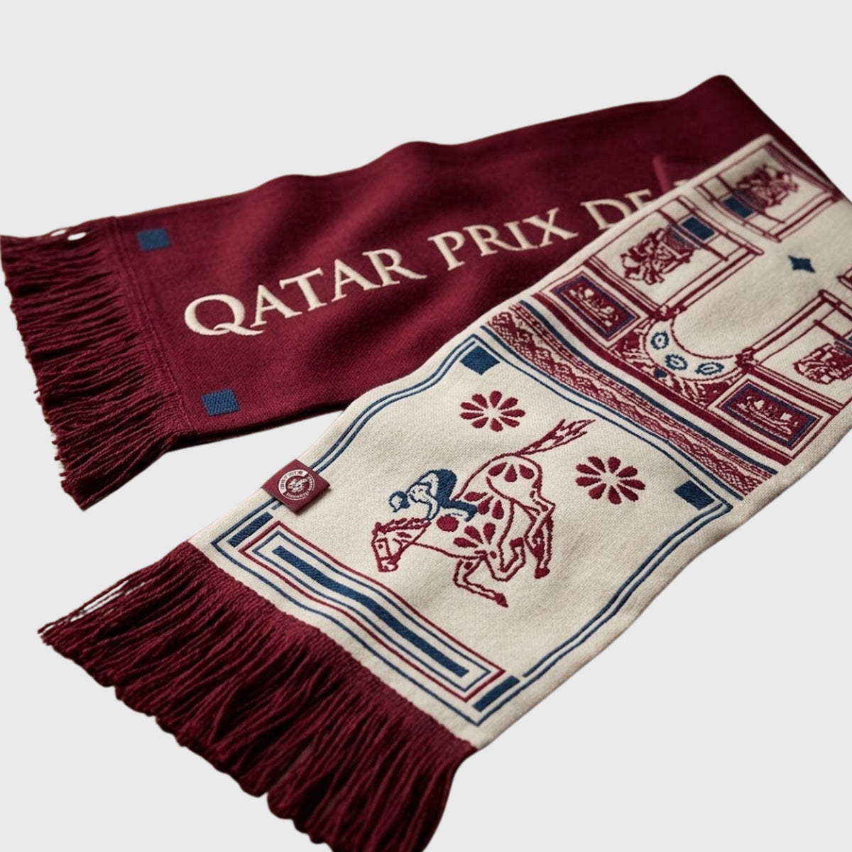 Scarf Qatar Prix de l'Arc Triomphe Pattern 2026 Bordeaux