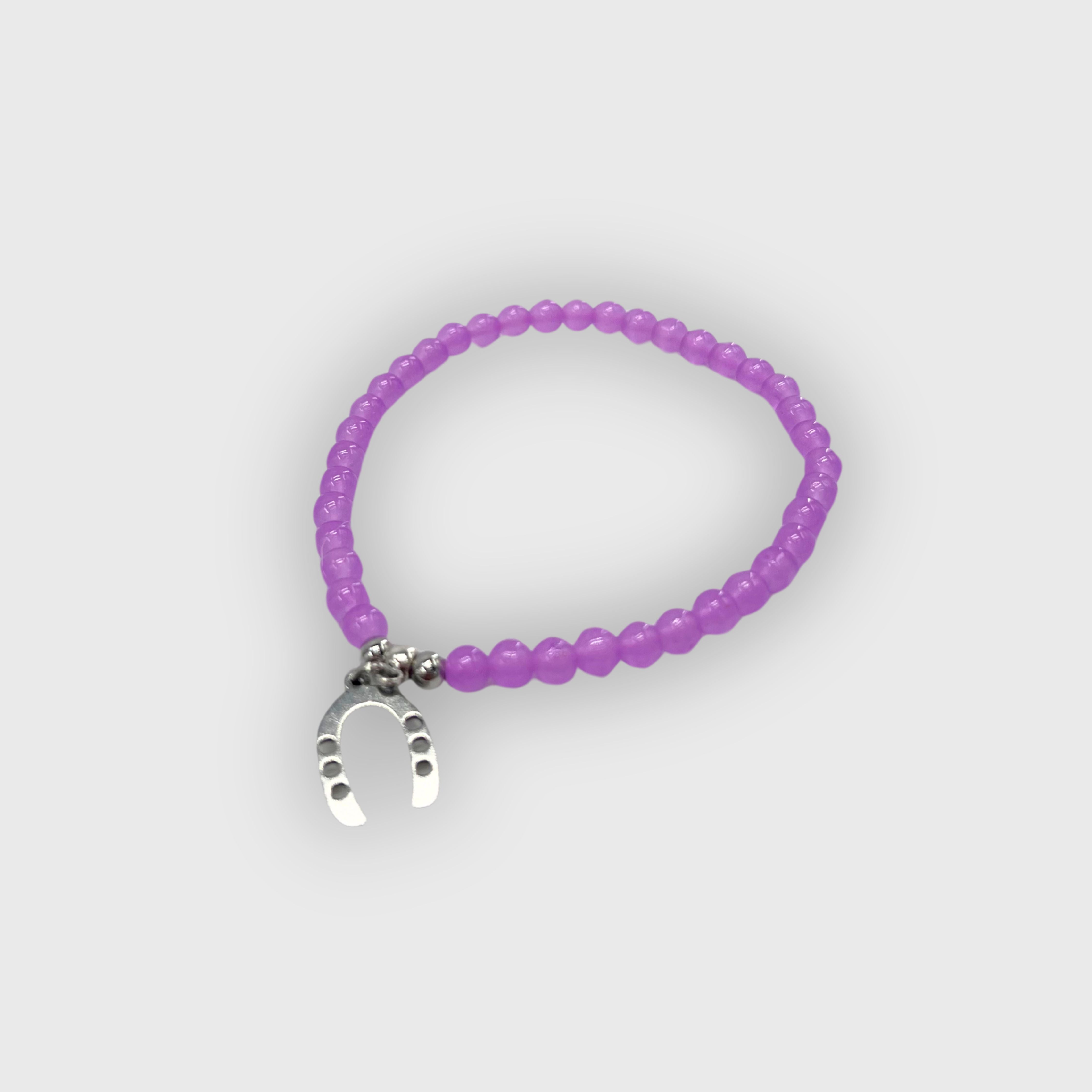 Bracelet Hippodrome en Famille Perle Fer Argenté