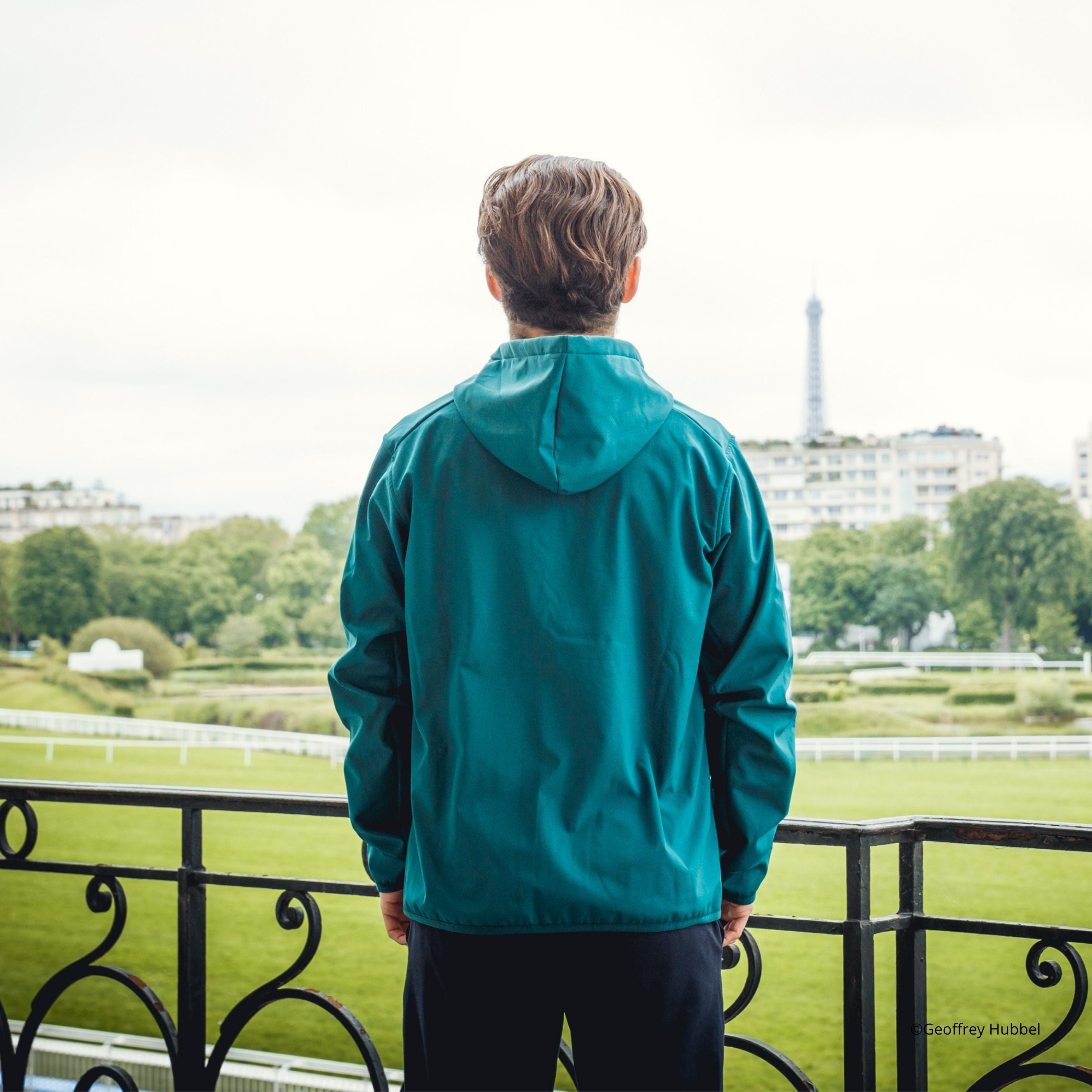 Softshell France Galop Logo Vert Mixte