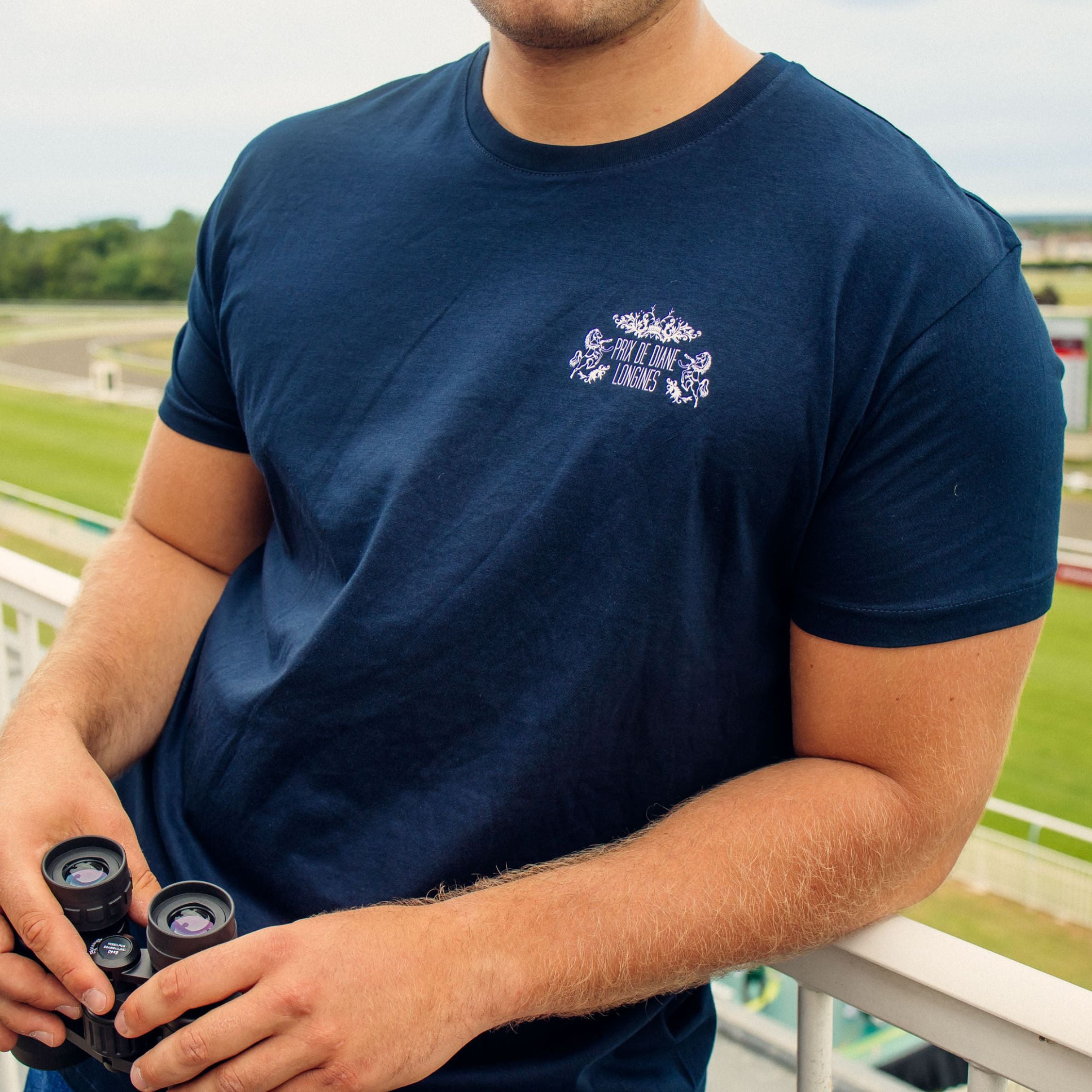T-shirt Prix de Diane Longines 2024 Mixed Navy Blue