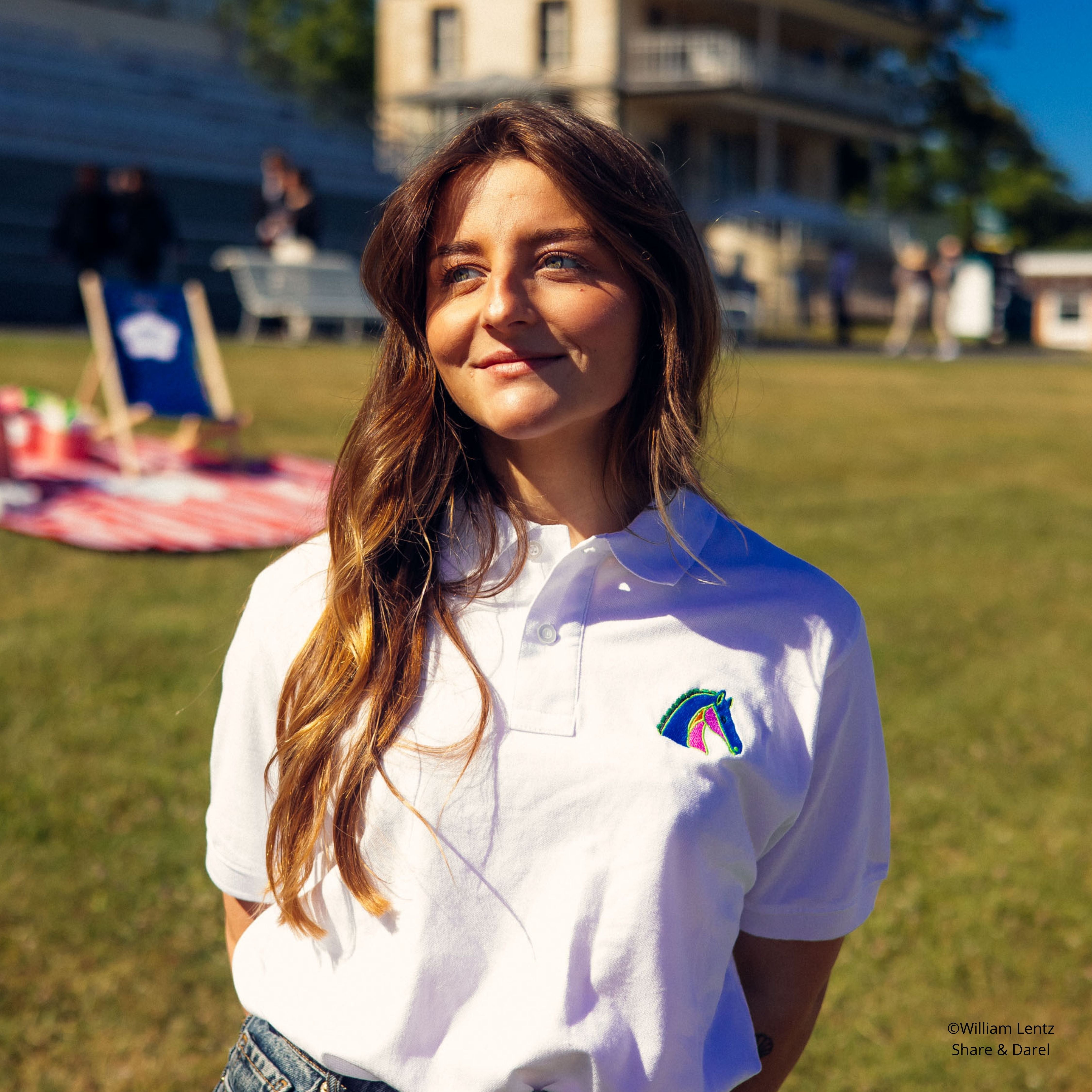 Polo Prix de Diane Longines 2024 Head Horse Mixed White