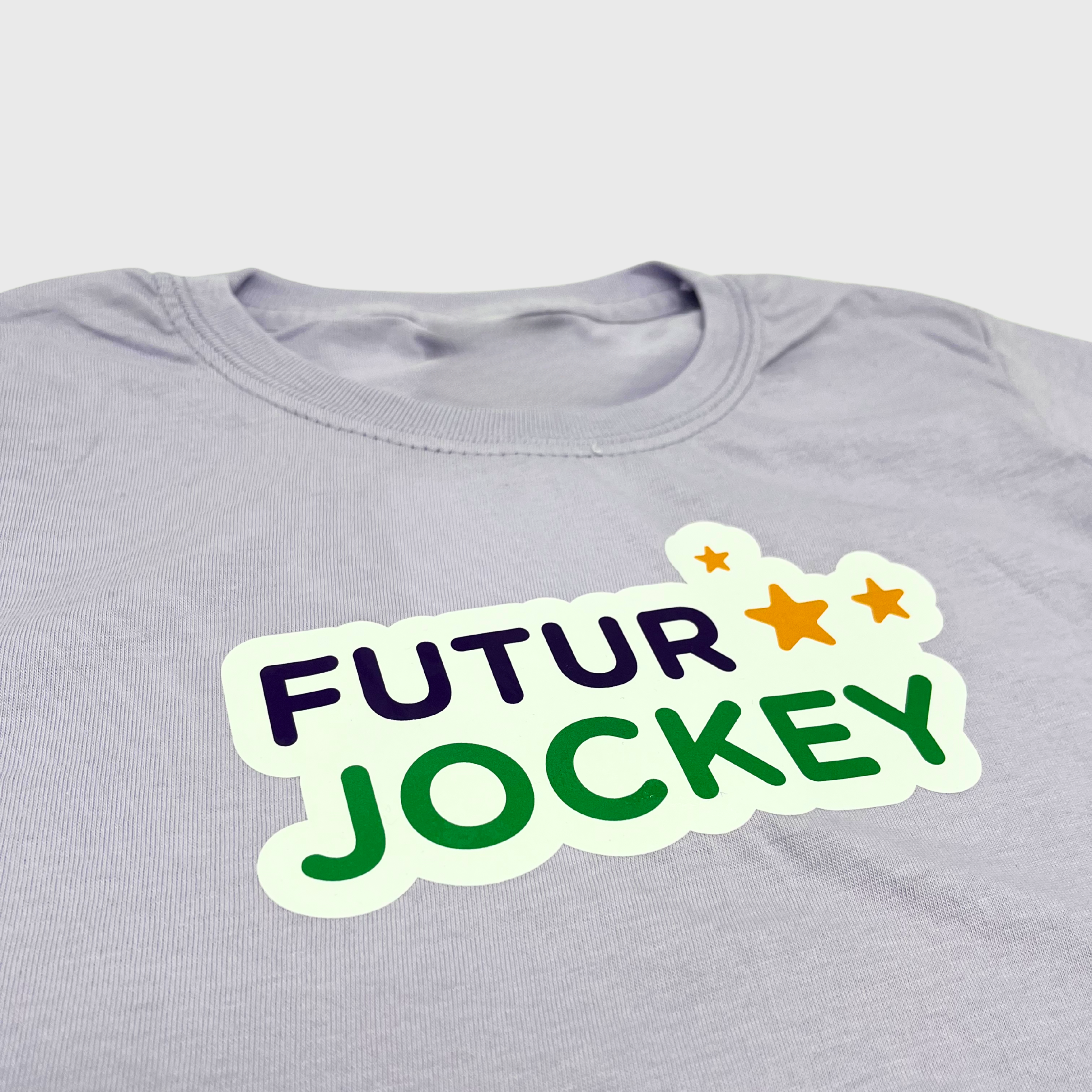 T-shirt Hippodrome en Famille Futur Jockey Enfant Violet