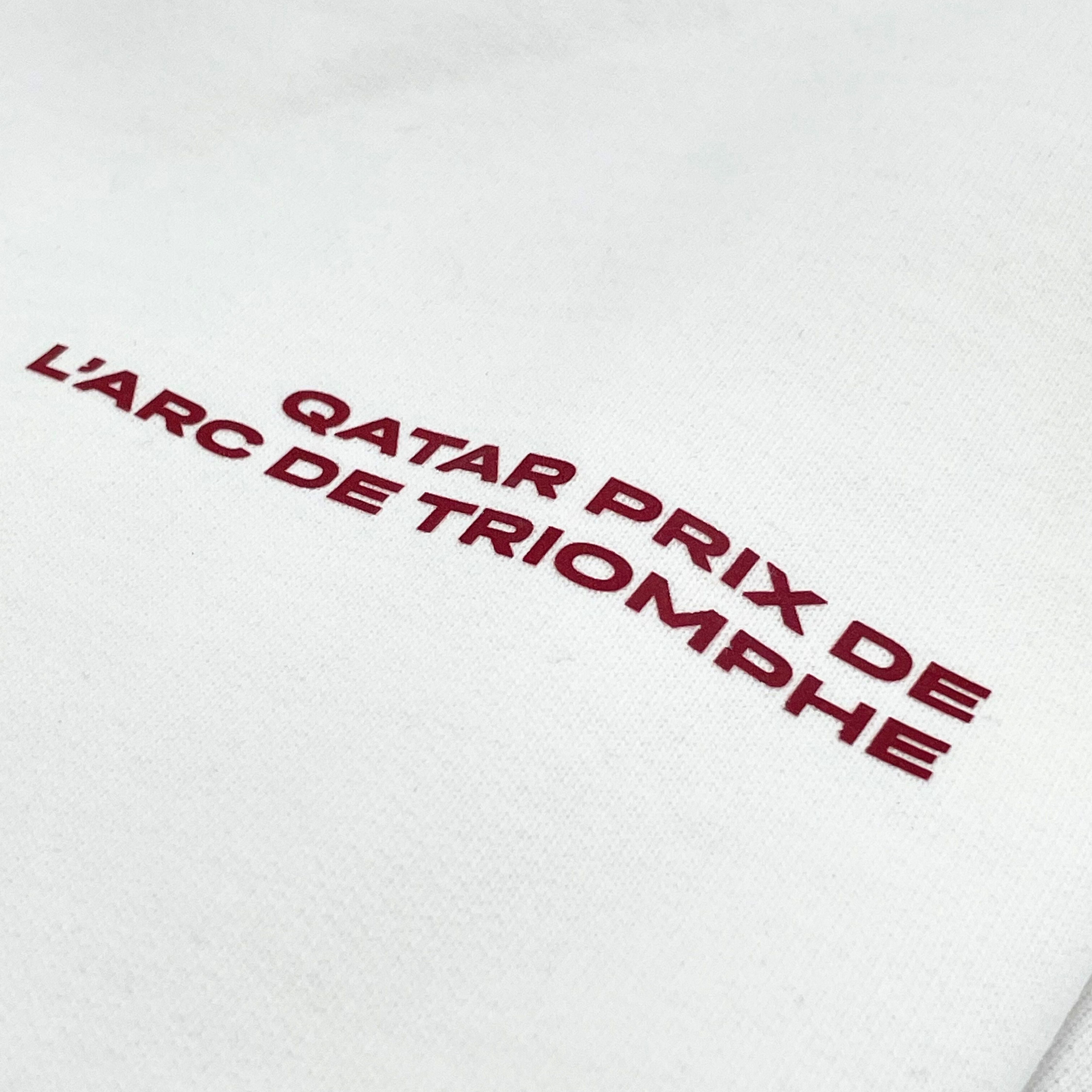 Sweat Qatar Prix de l'Arc de Triomphe L'Arc Mixte Blanc