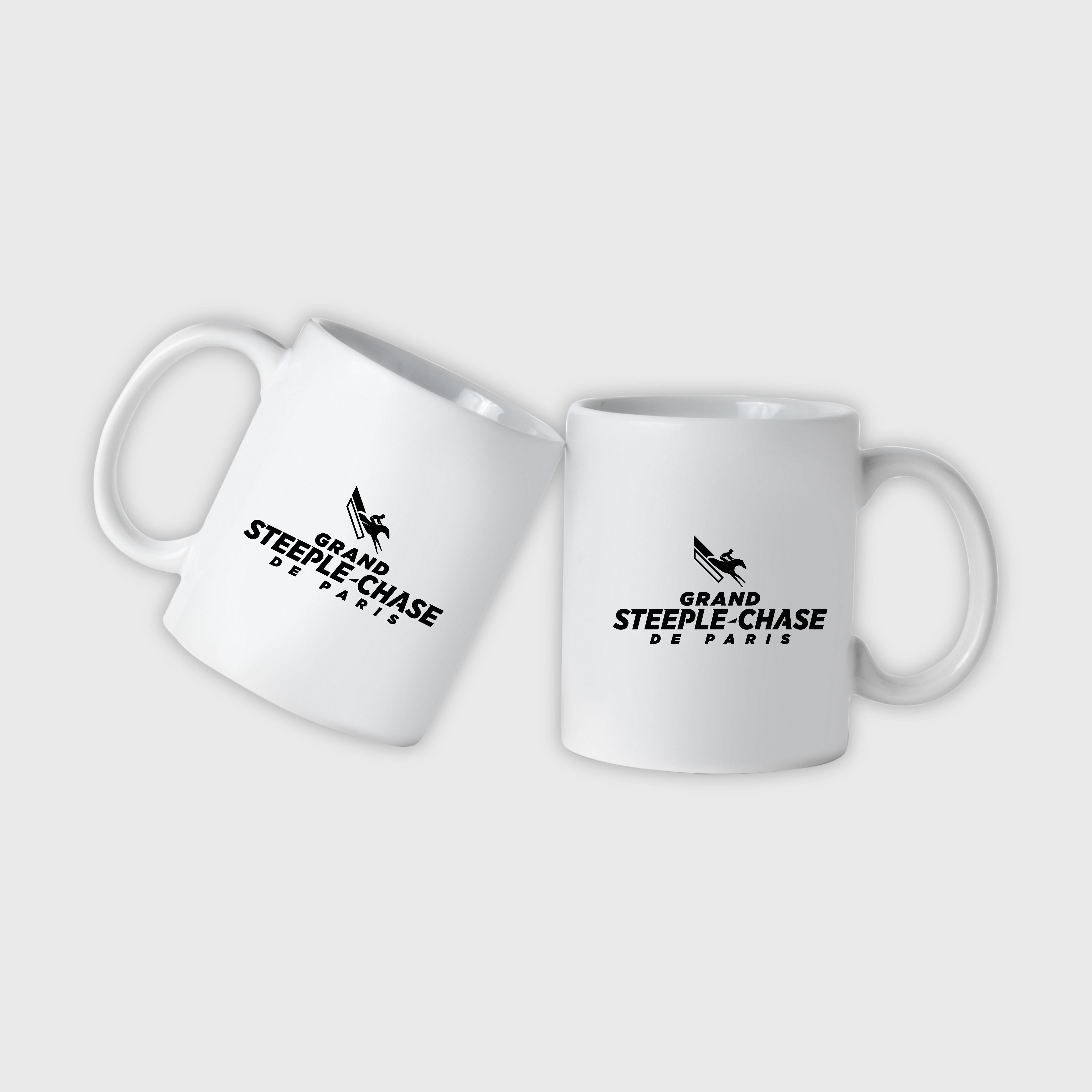 Mug Grand Steeple Chase Motif Mug Blanc