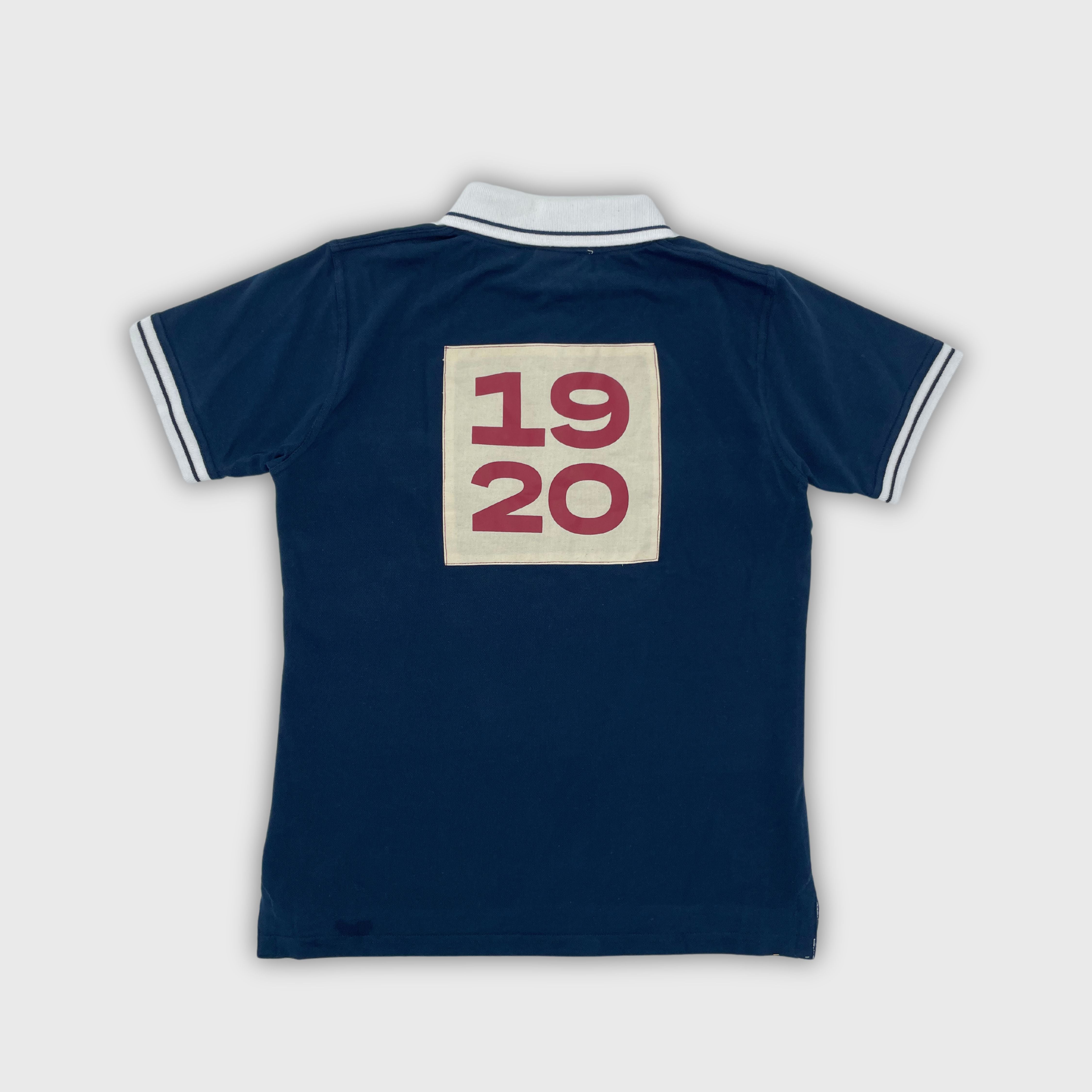 Polo Qatar Prix de l'Arc de Triomphe Vintage Mixte Bleu Marine