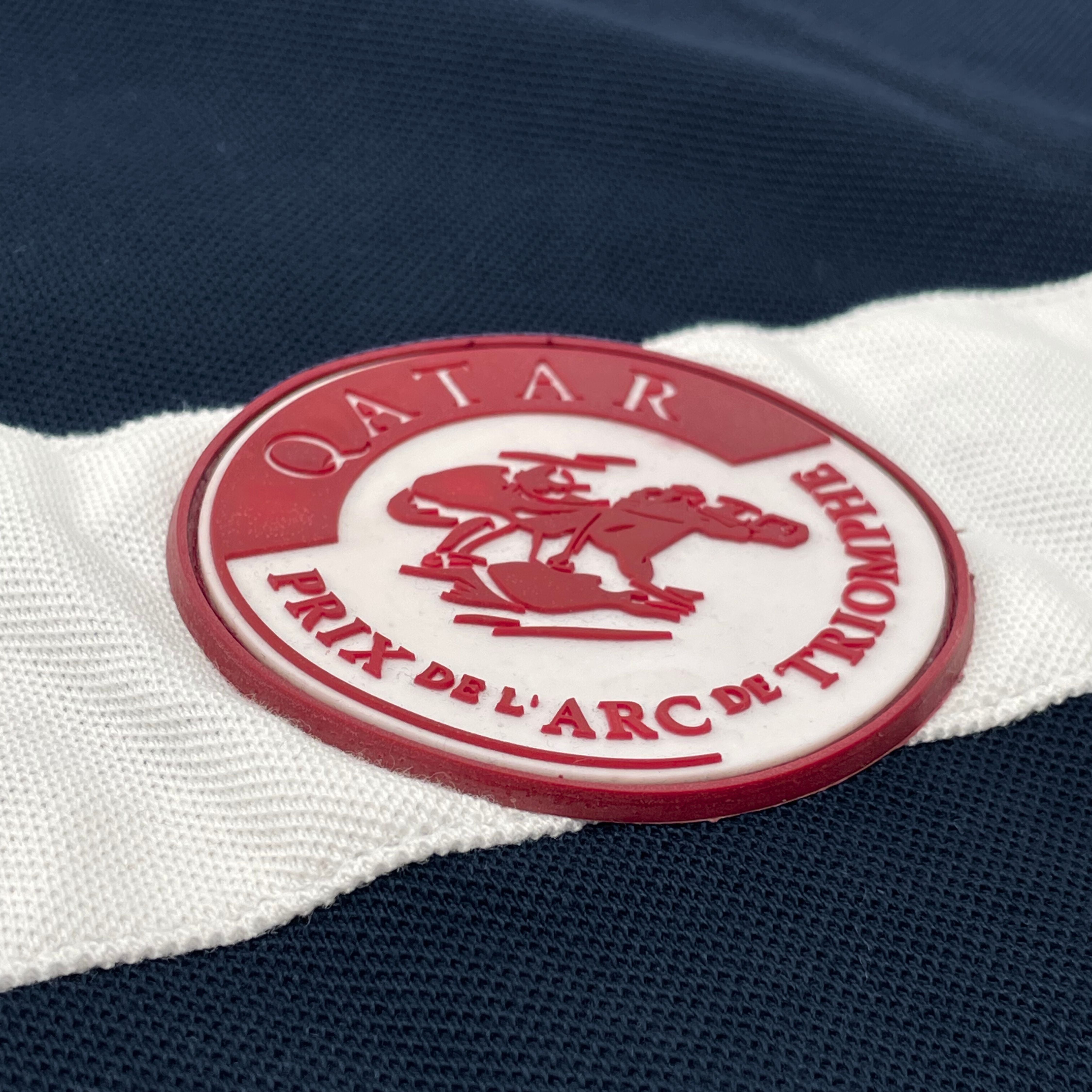 Polo Qatar Prix de l'Arc de Triomphe Vintage Mixte Bleu Marine