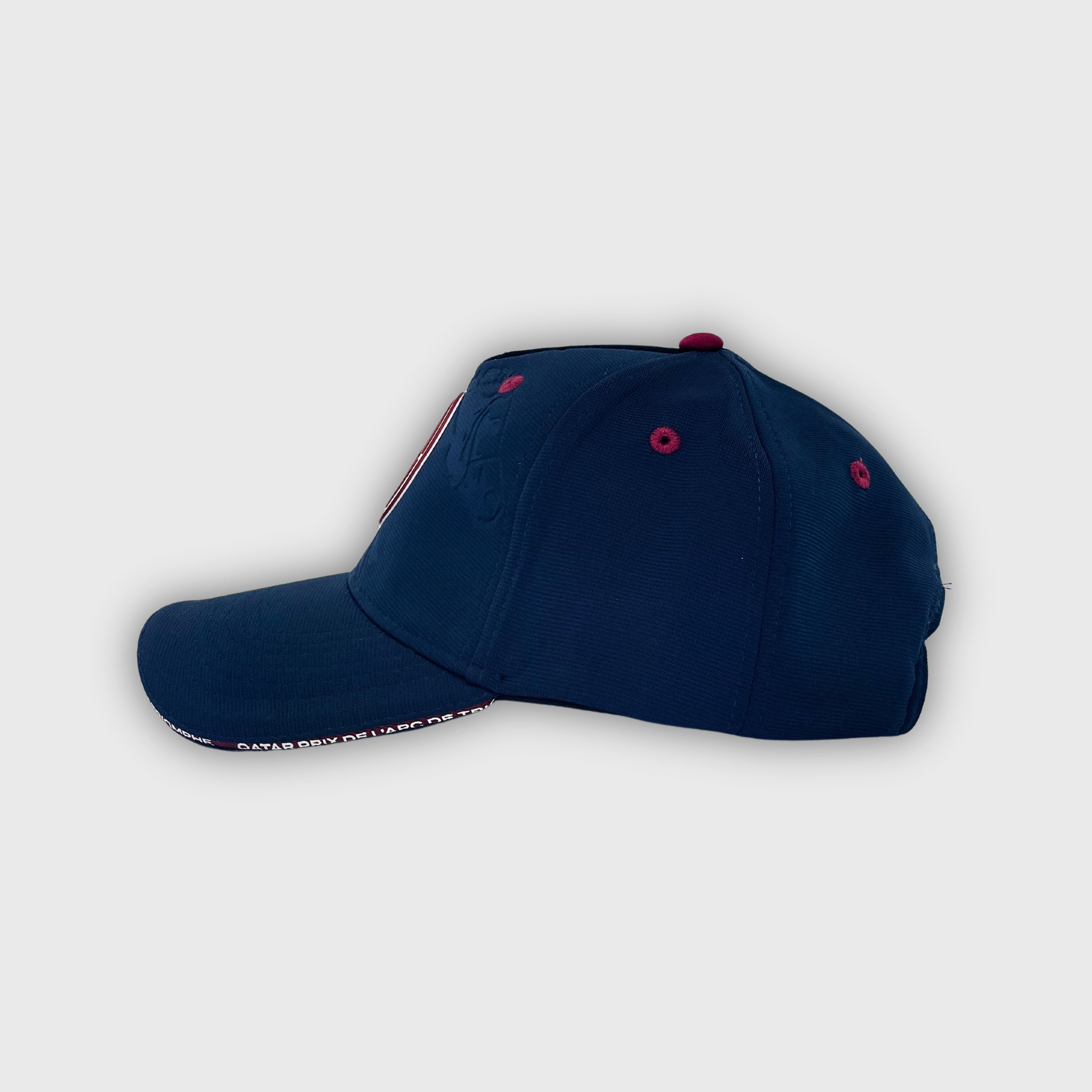 Casquette Qatar Prix de l'Arc de Triomphe Cheval Bleu Marine