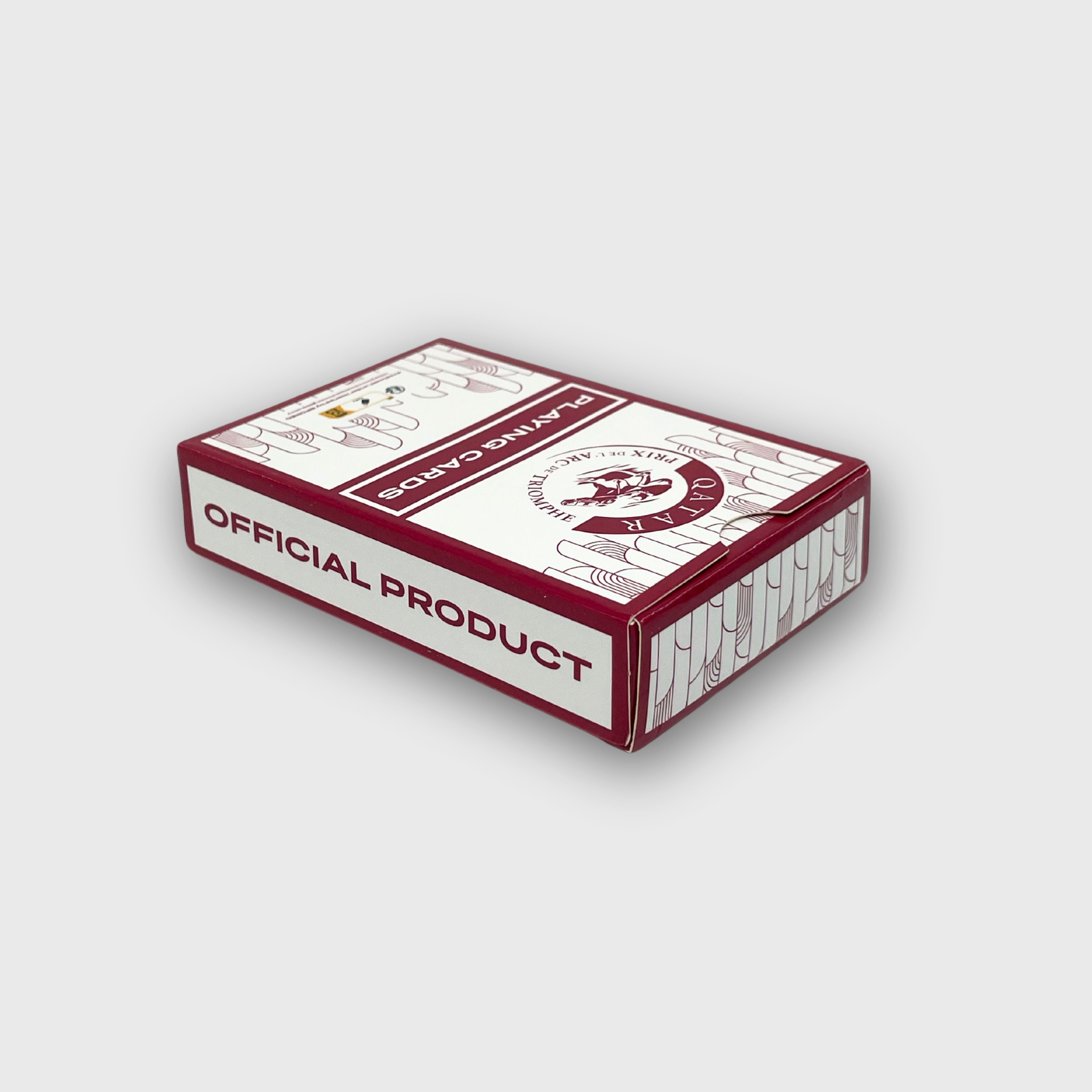 Jeu de Cartes Qatar Prix de l'Arc de Triomphe Motif Logo Bordeaux