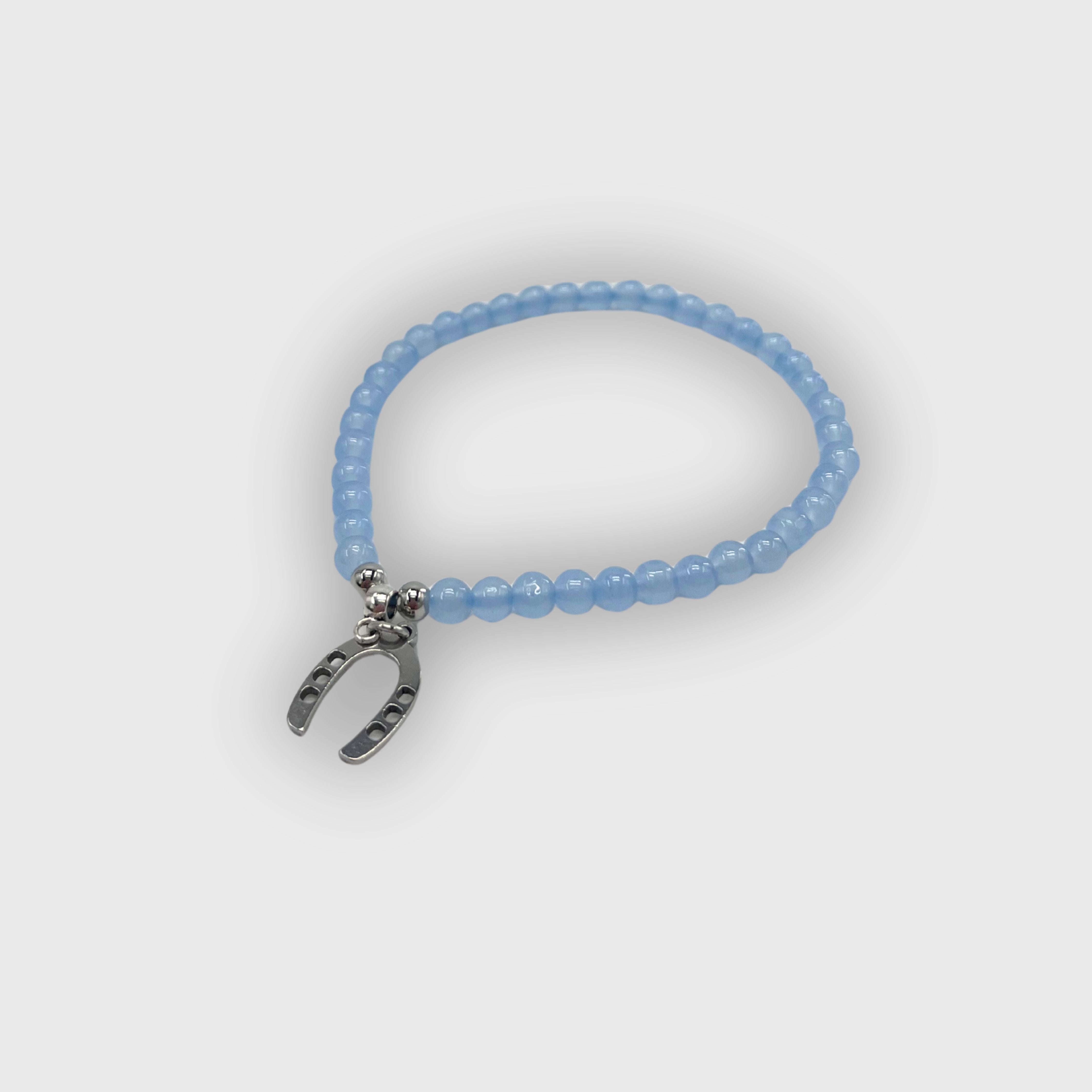 Bracelet Hippodrome en Famille Perle Fer Argenté