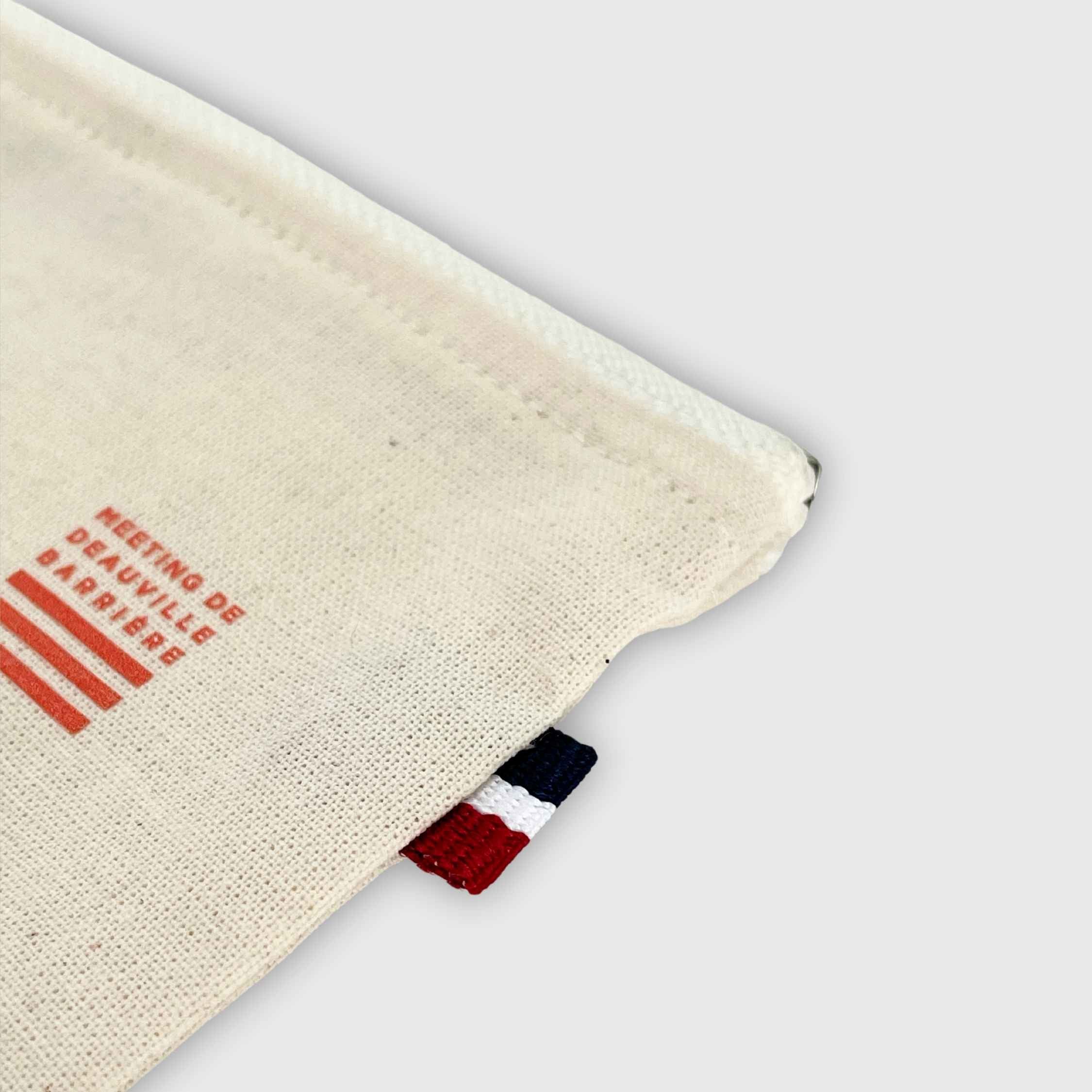 Trousse Meeting de Deauville Barrière Pattern Diurne Beige Naturel