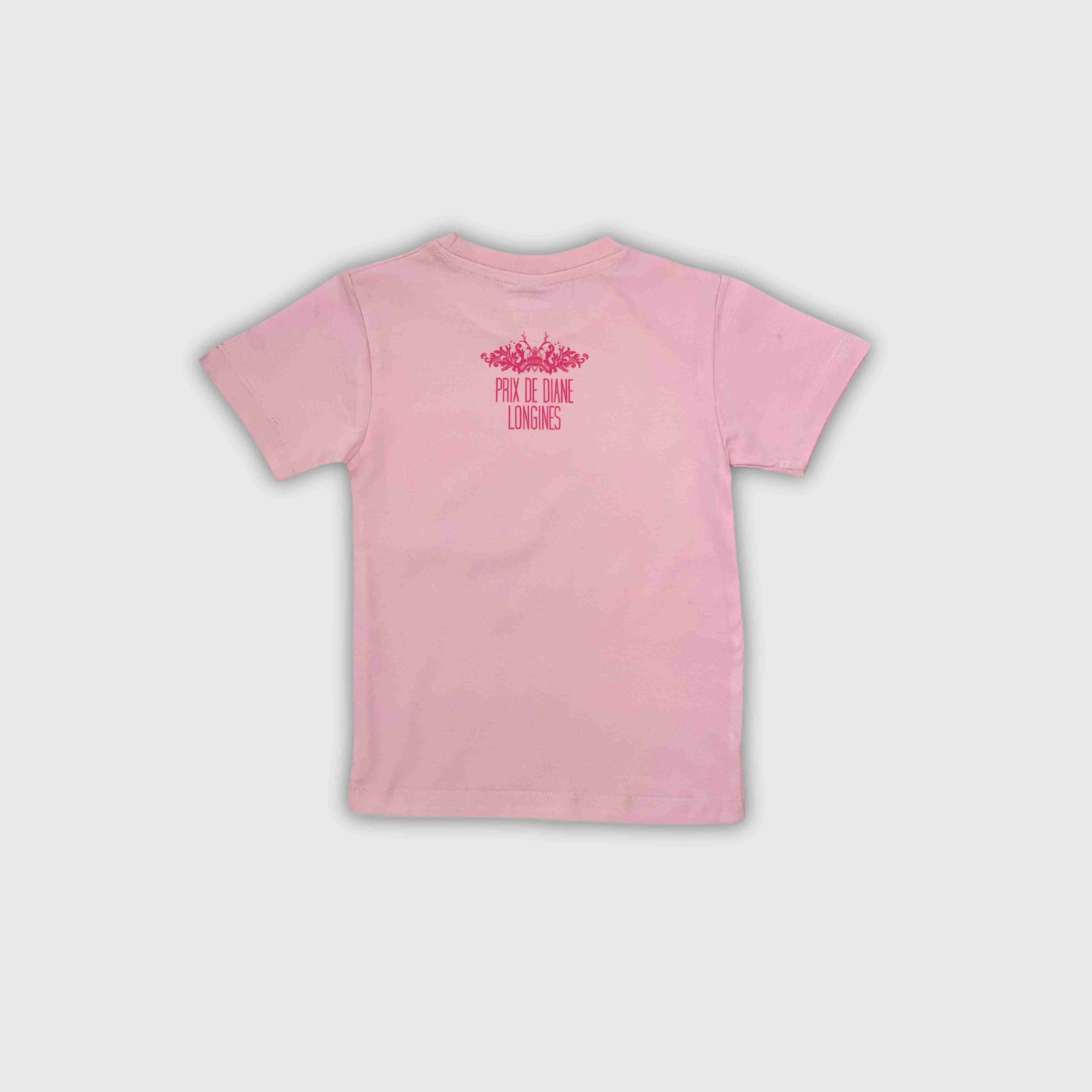 Prix de Diane Longines 2024 Child Pink T-shirt