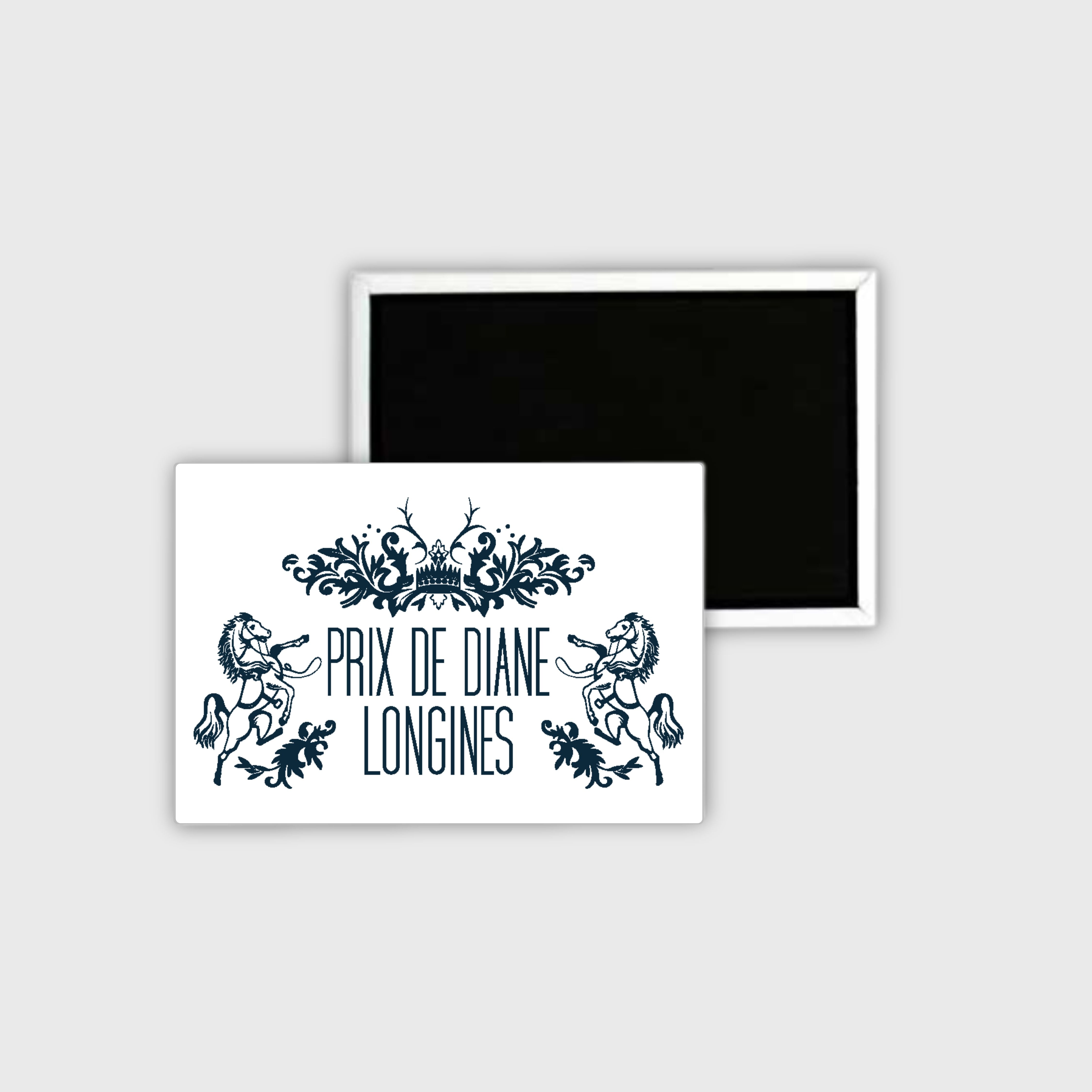 Magnet Prix de Diane Longines 2024 White Logo