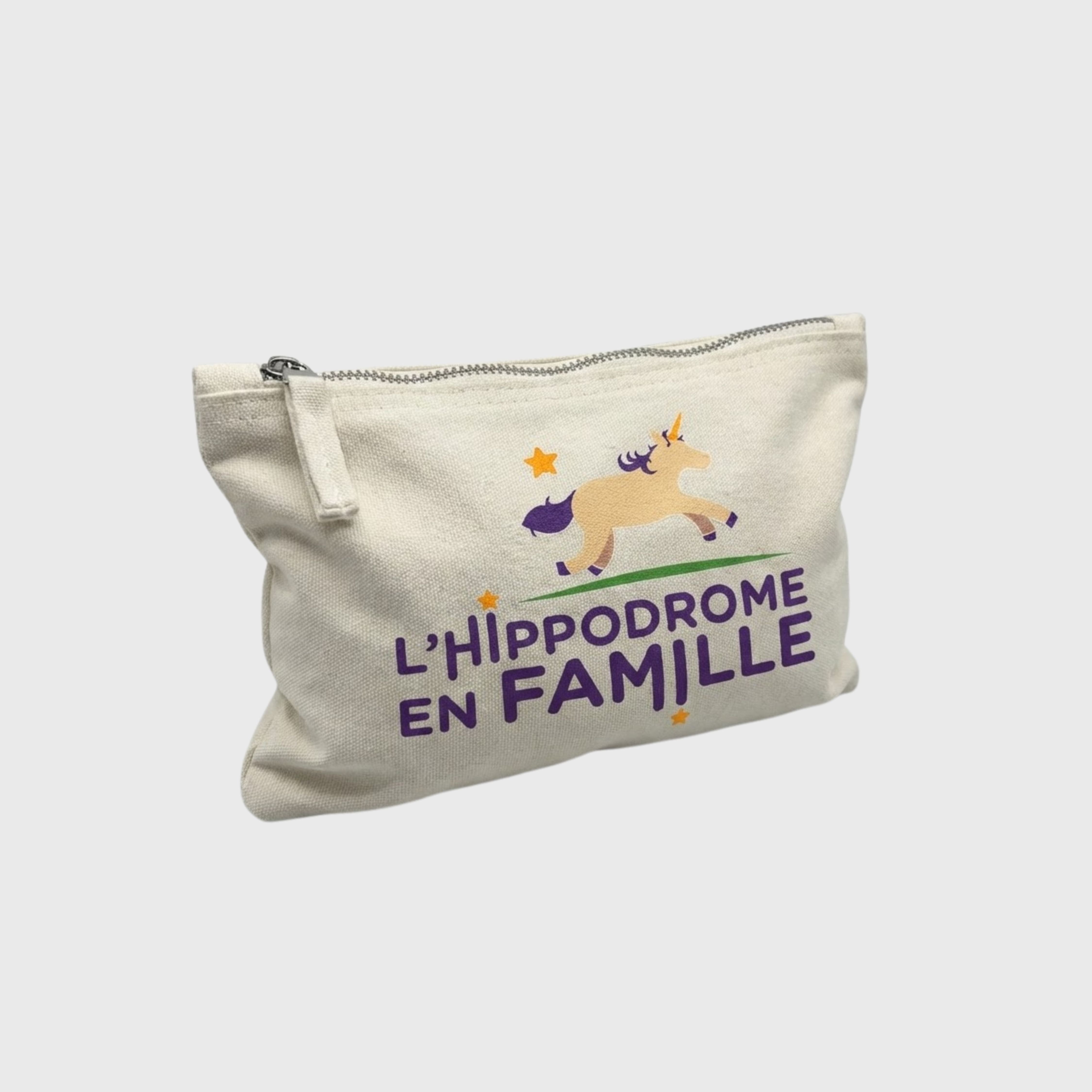 Trousse L'Hippodrome en Famille Logo Blanc