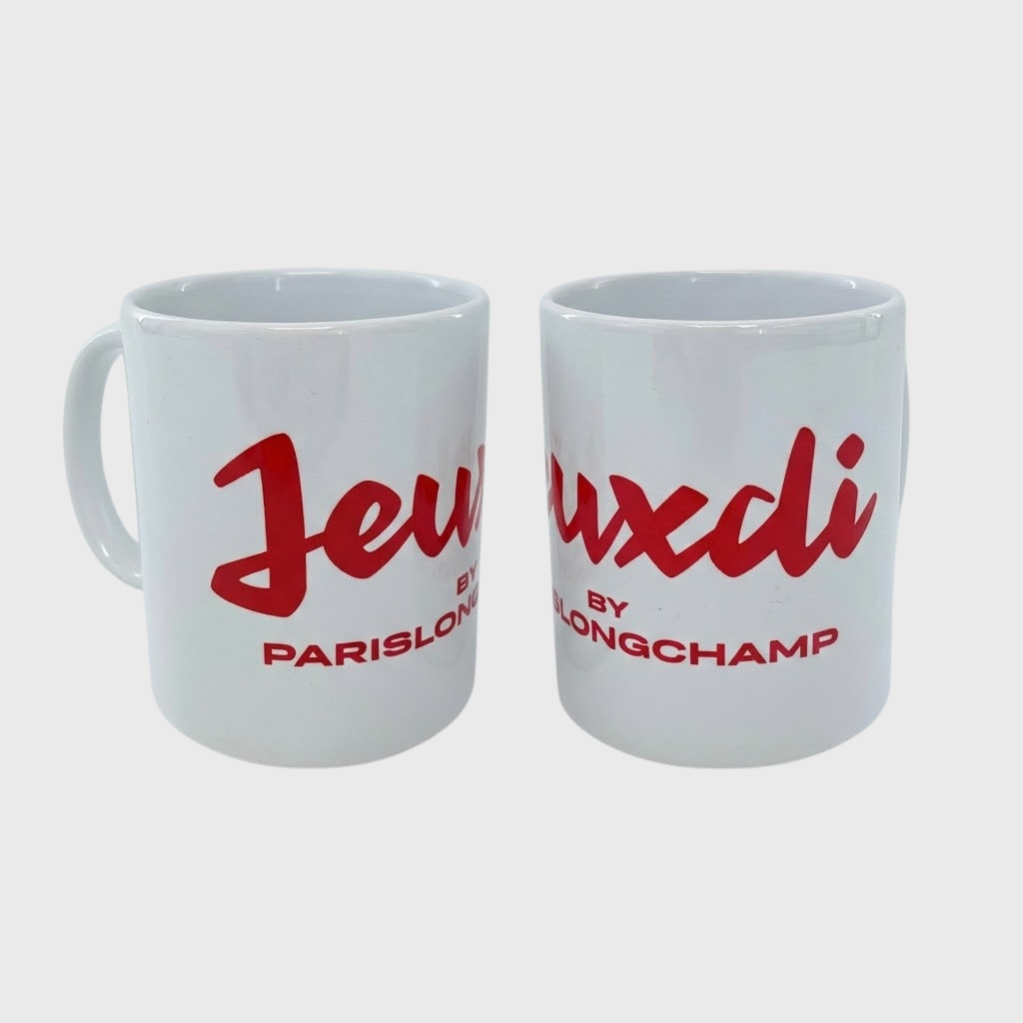 Mug JeuXdi by ParisLongchamp Logo White 