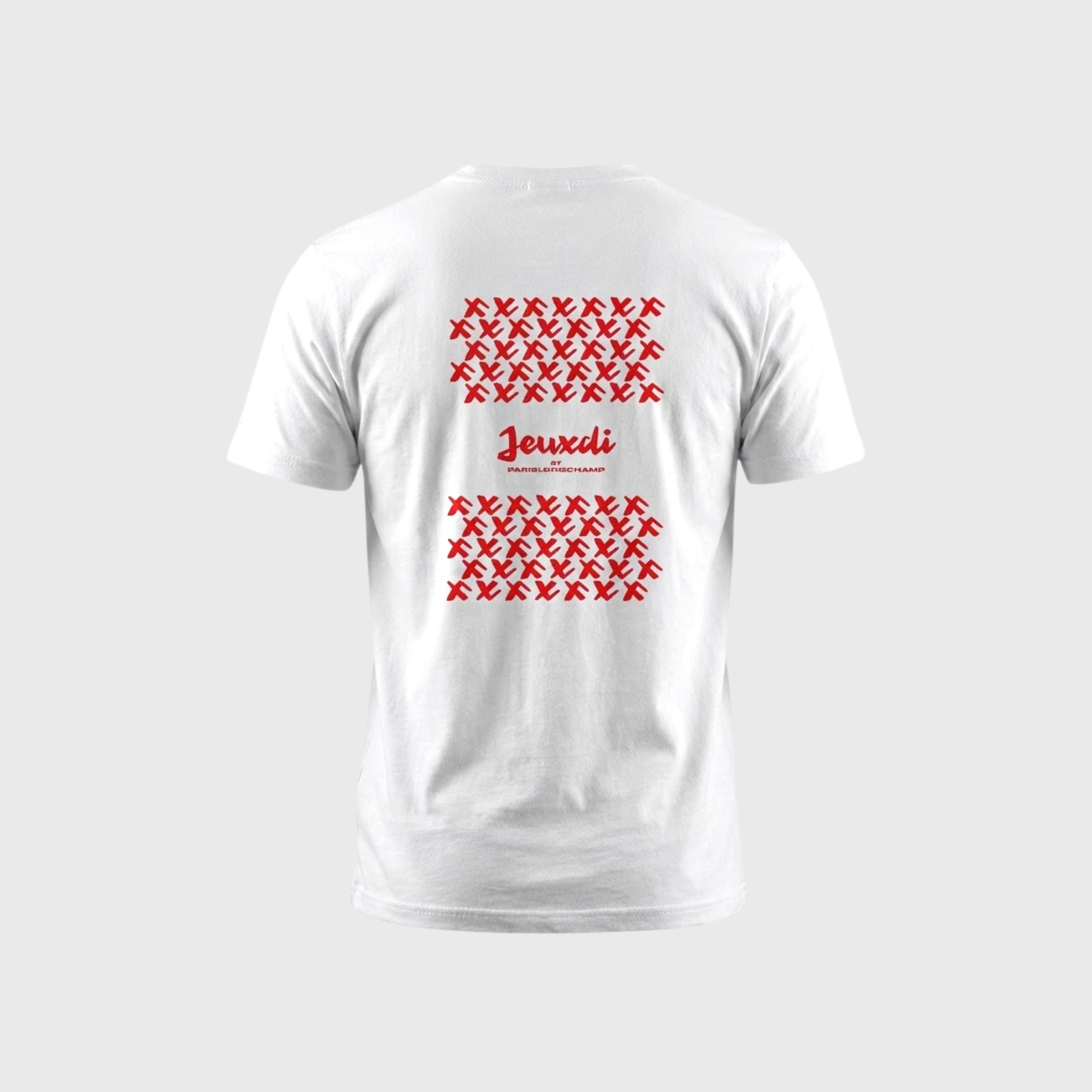 JeuXdi by ParisLongchamp Mixed Back T-shirt White