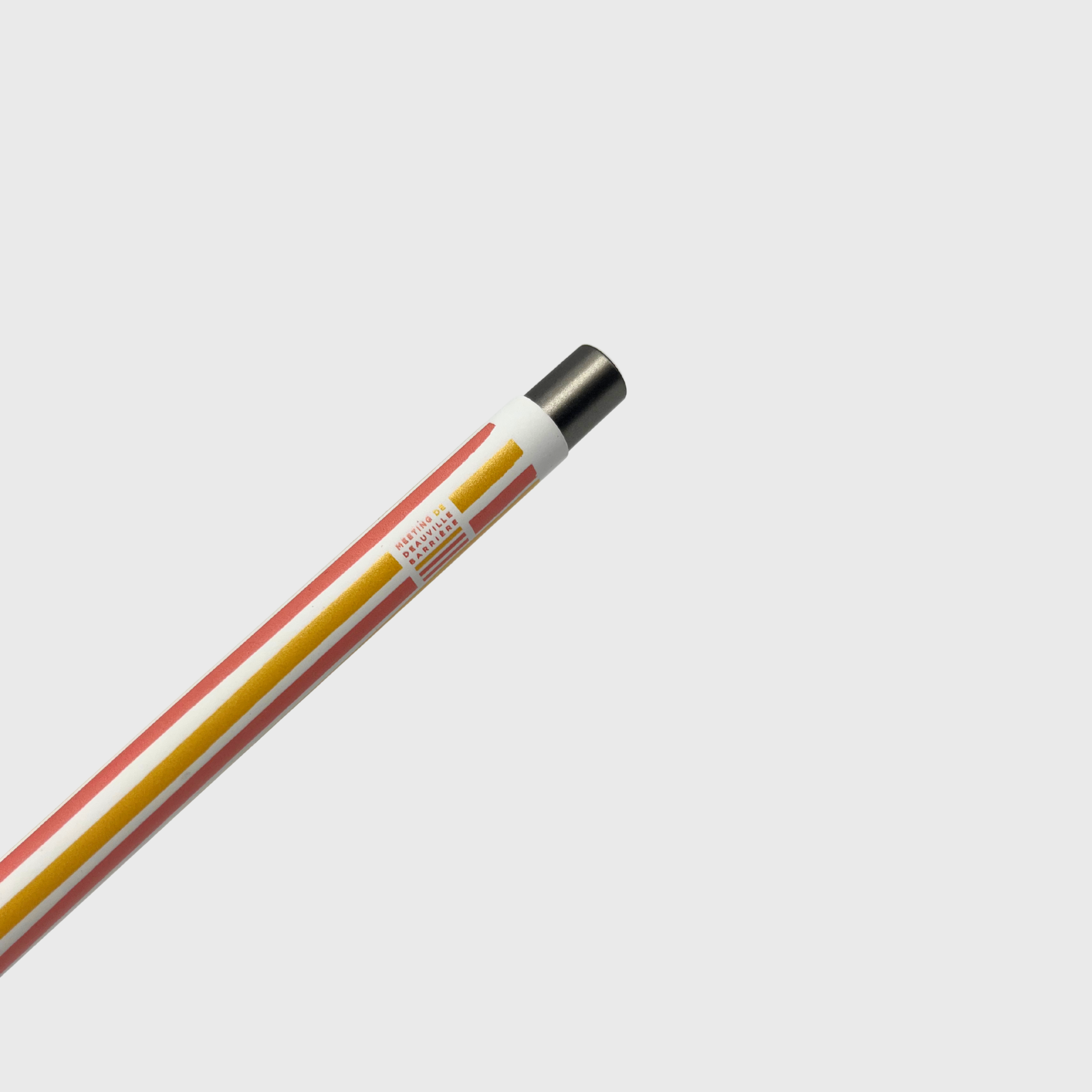 Stylo Meeting Deauville Barrière Rayures Beige