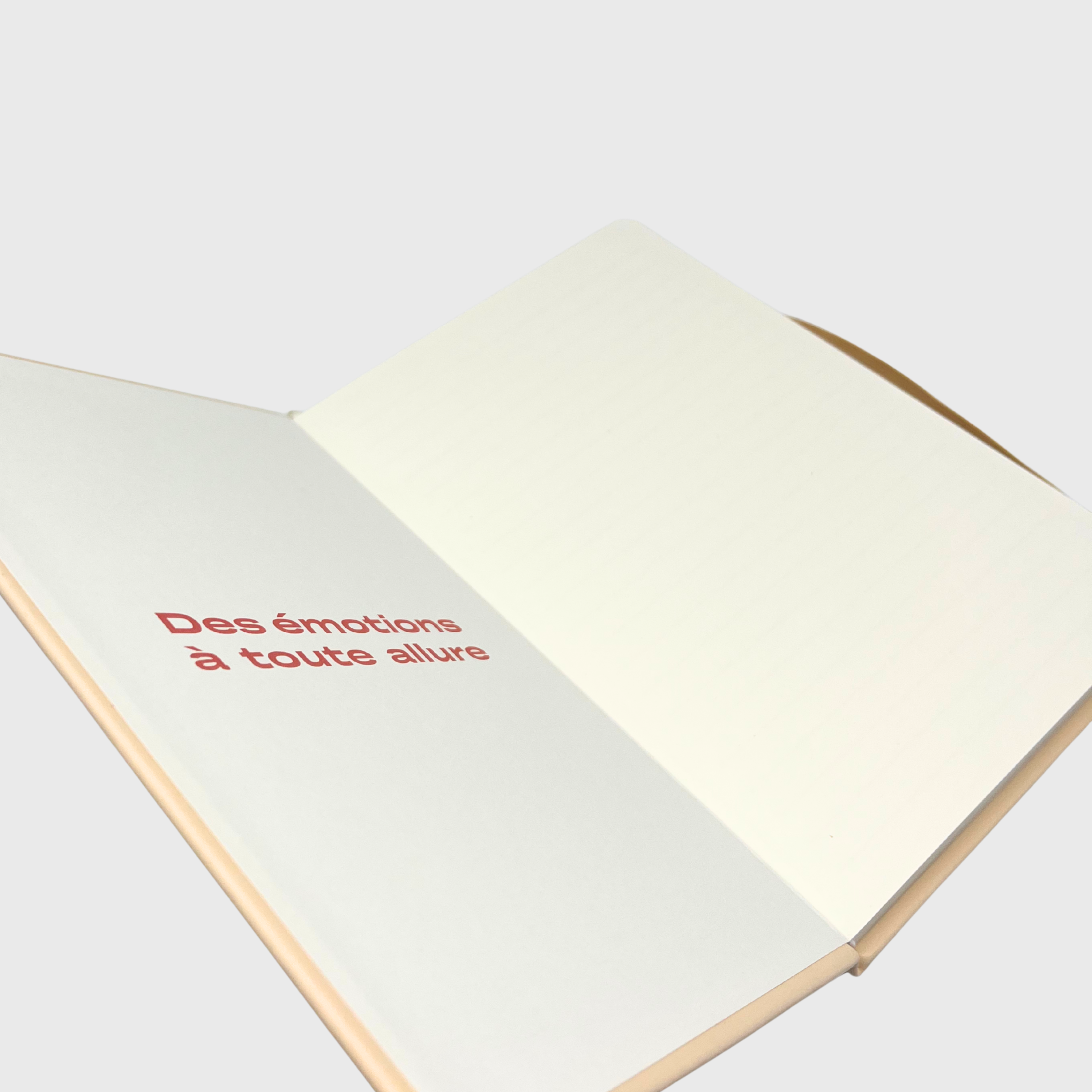 Deauville Barrière Meeting Notebook, Beige Stripes