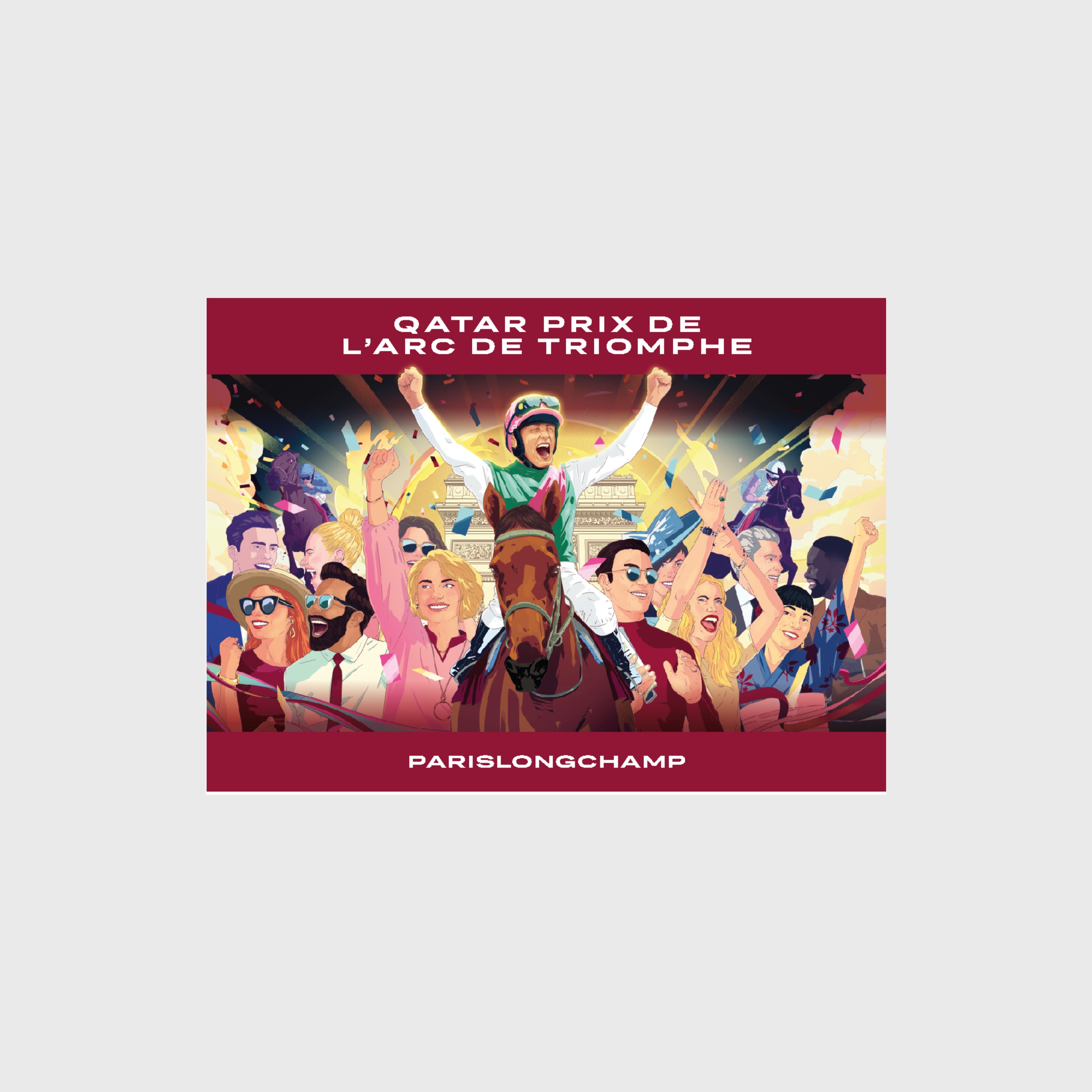 Affiche Qatar Prix Arc de Triomphe 2025