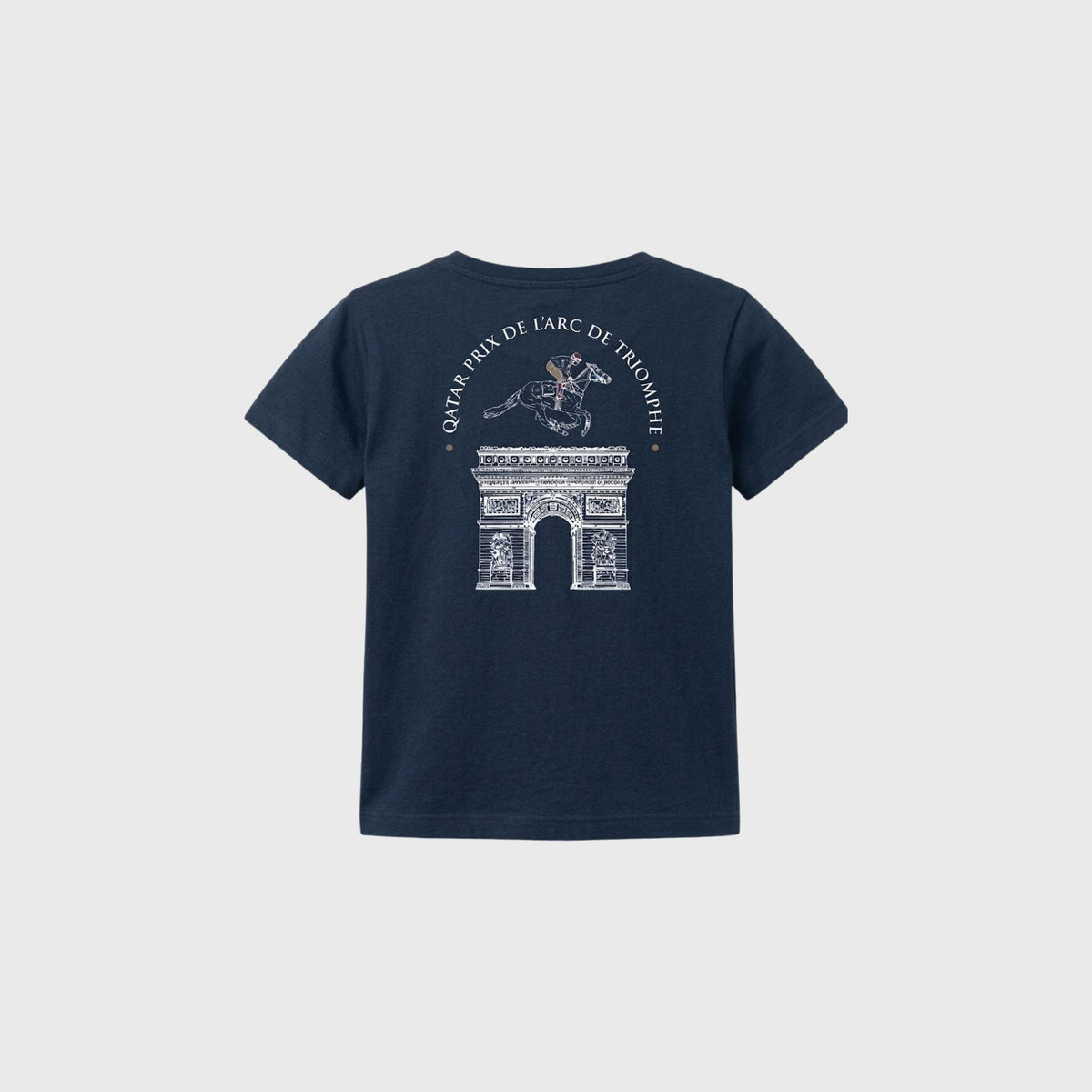 子供用Tシャツ カタール凱旋門賞 ネイビーブルー