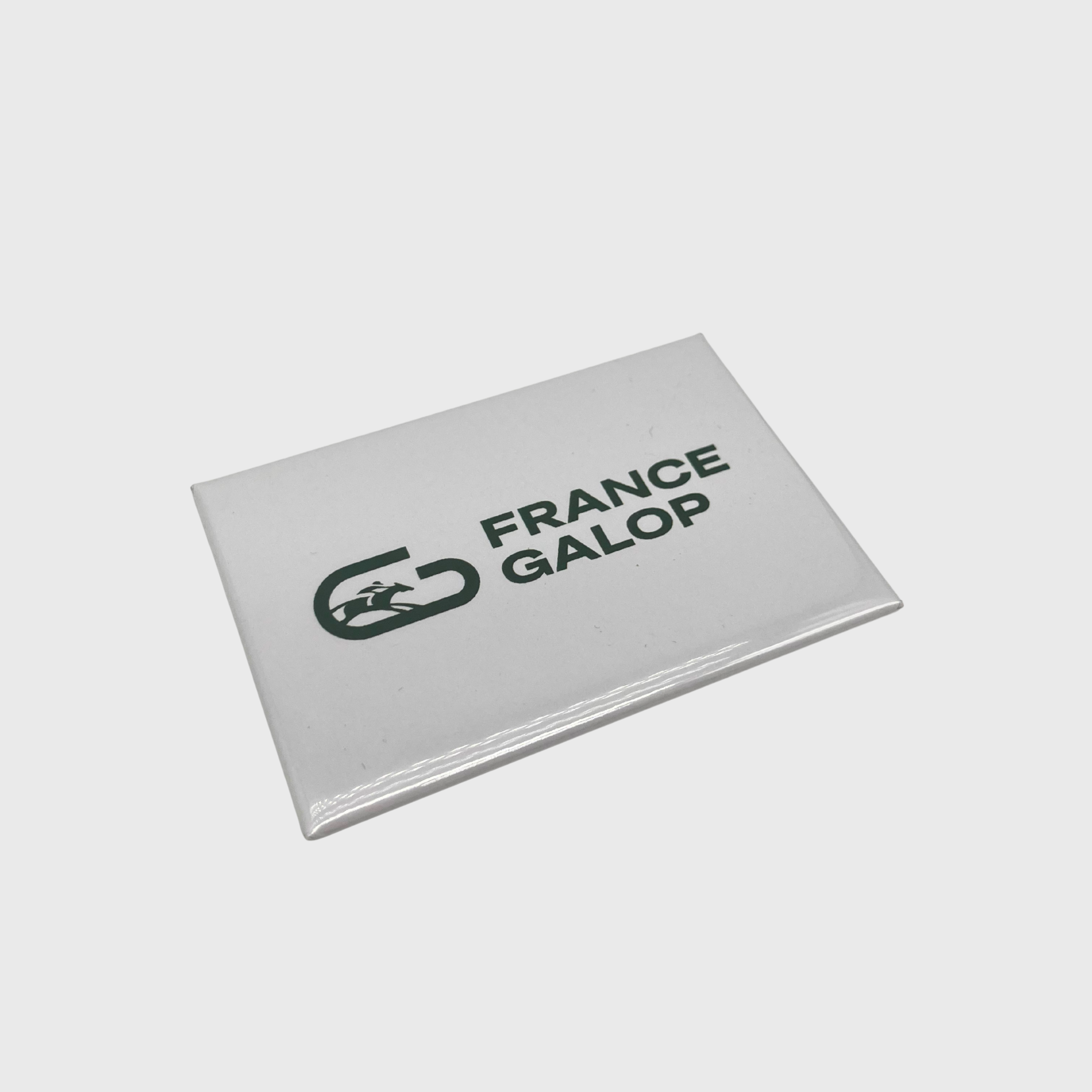 Magnet France Galop Live Logo Pattern White