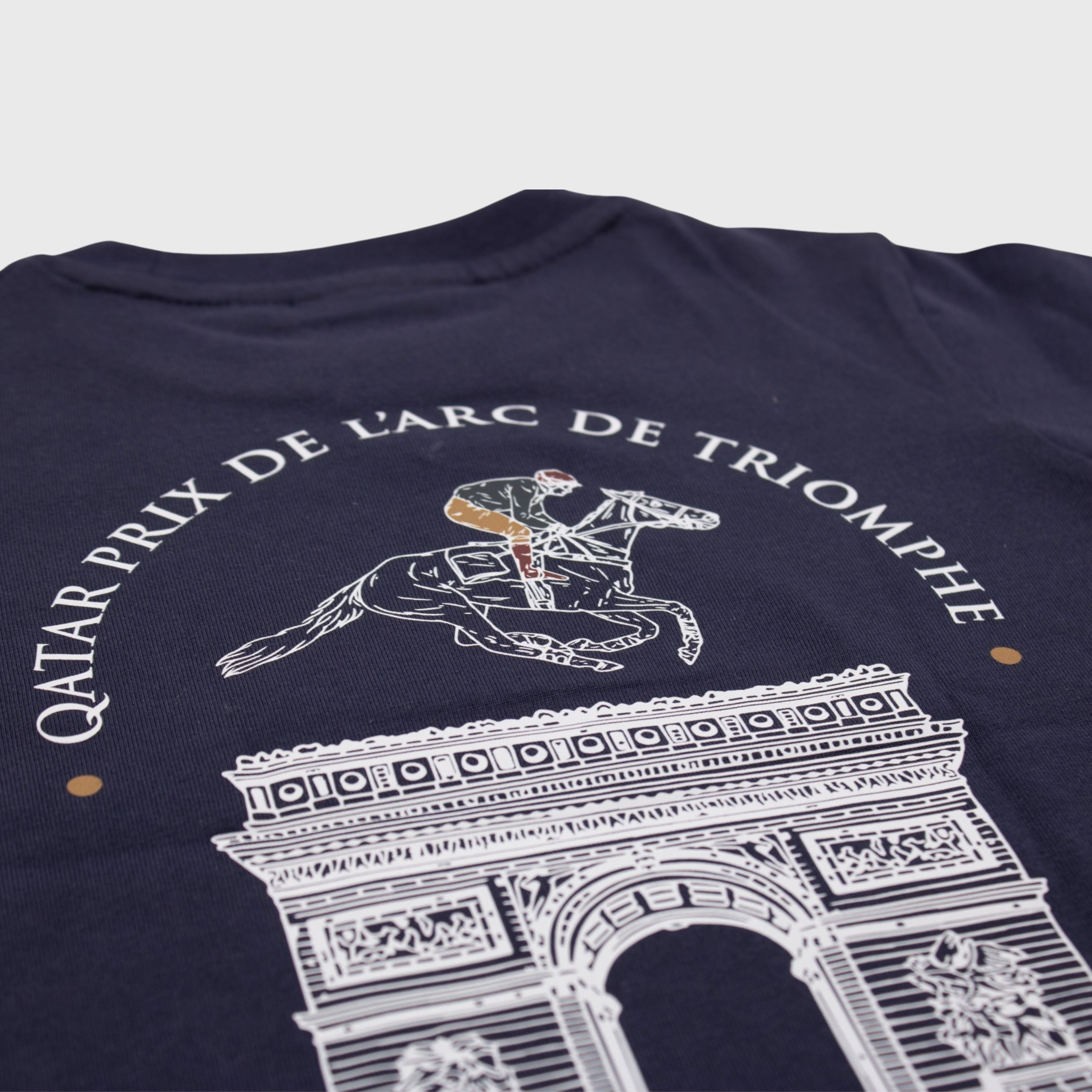 子供用Tシャツ カタール凱旋門賞 ネイビーブルー
