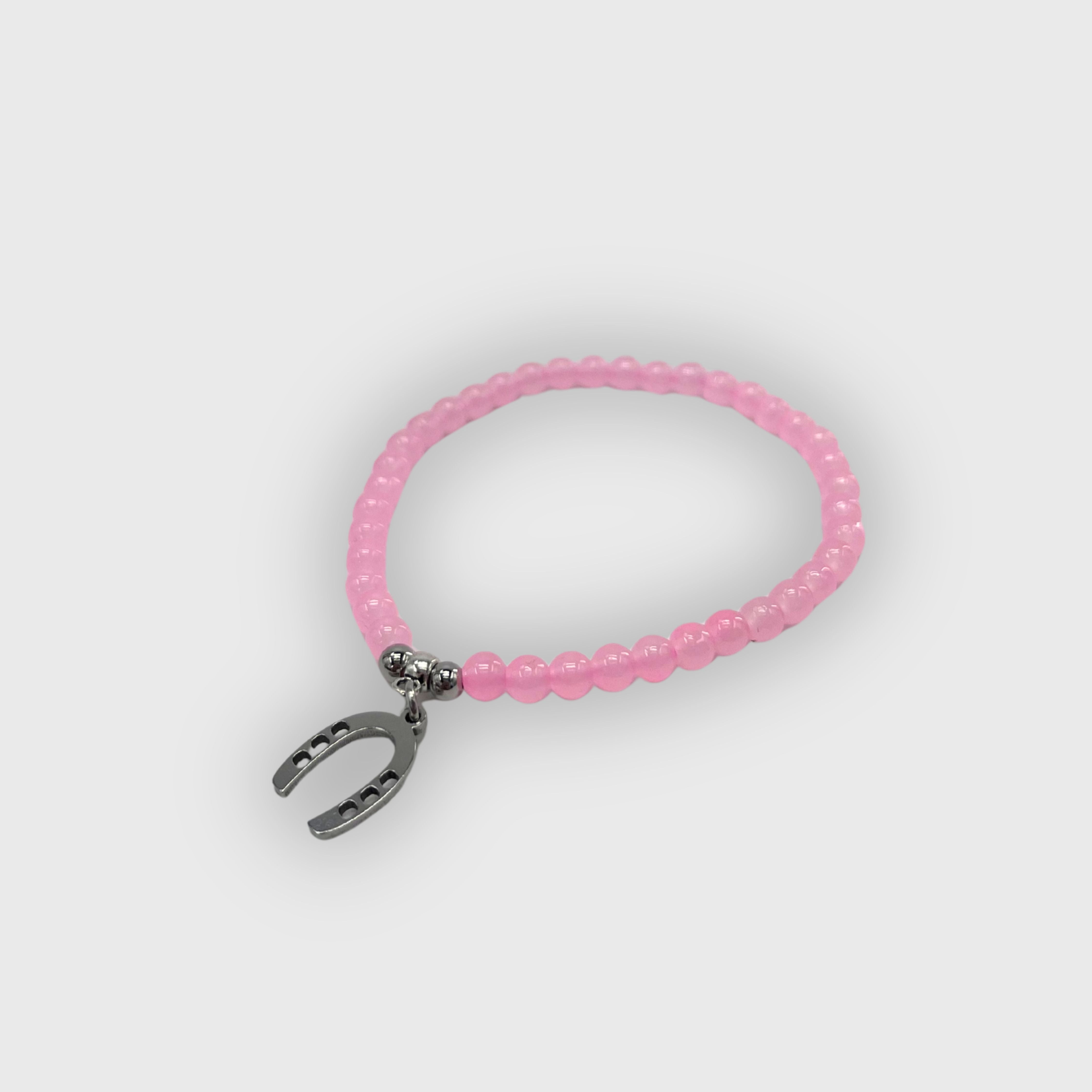 Bracelet Hippodrome en Famille Perle Fer Argenté