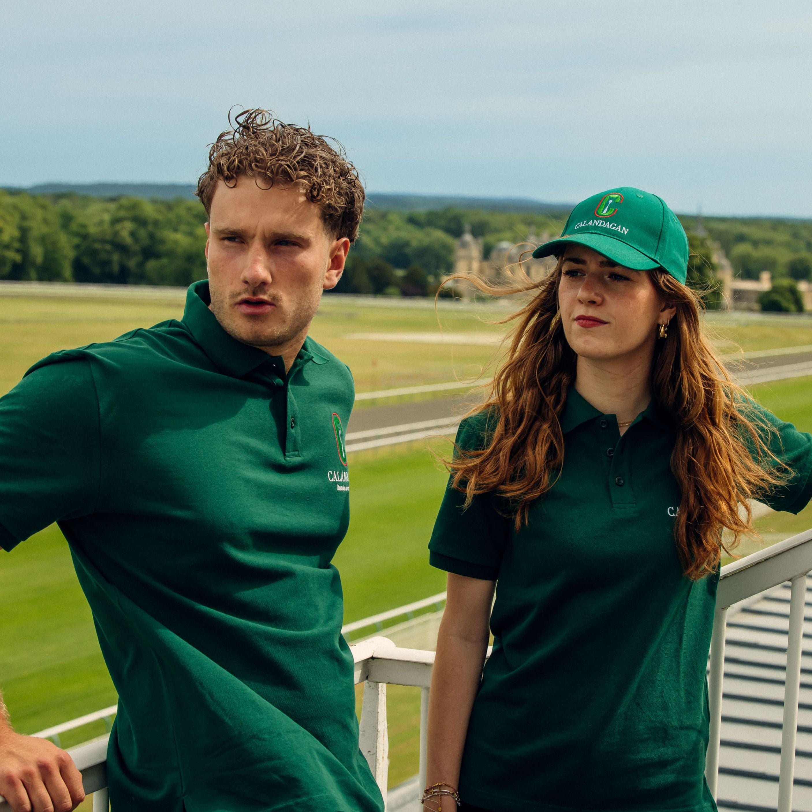 Polo Calandagan Logo Vert Mixte