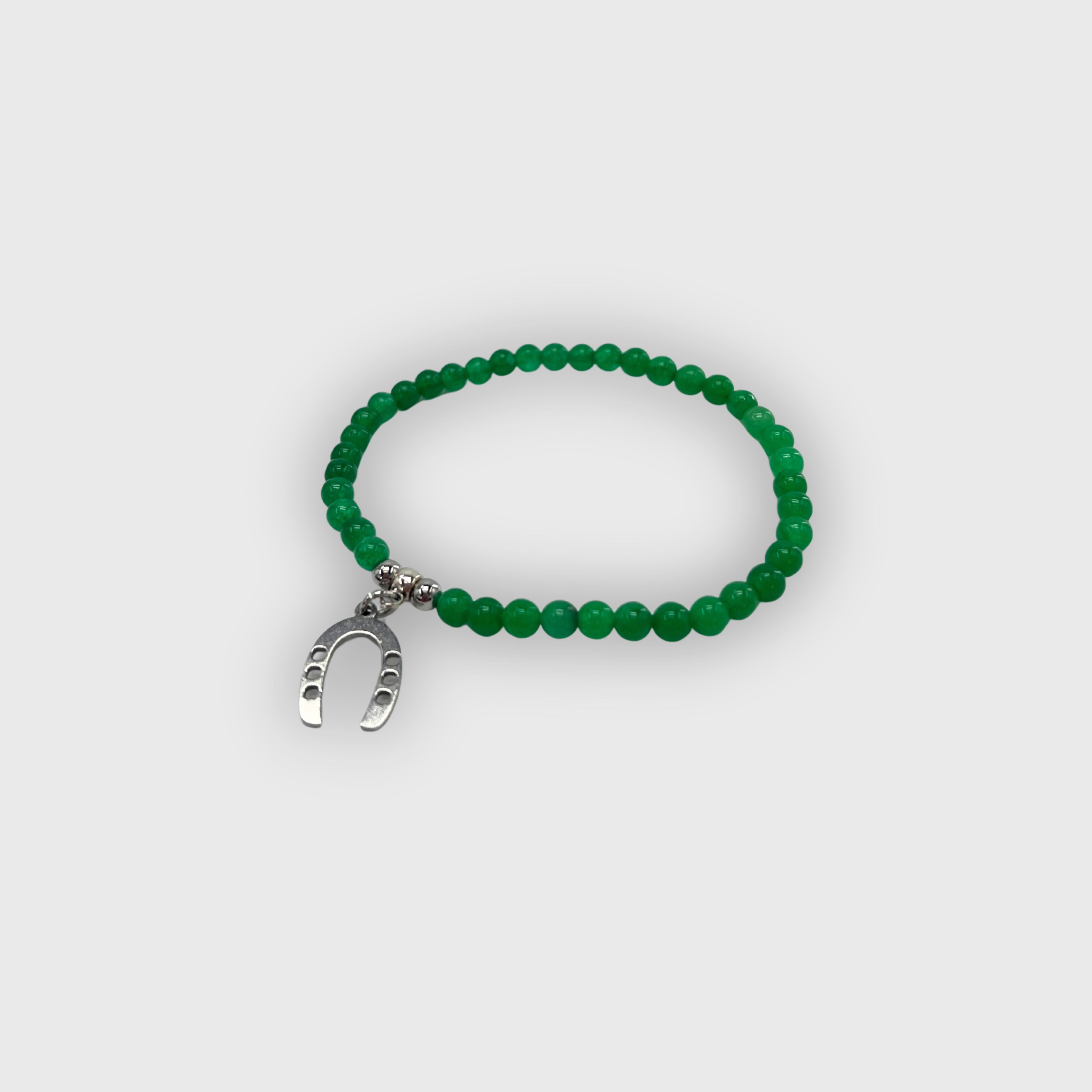 Bracelet Hippodrome en Famille Perle Fer Argenté