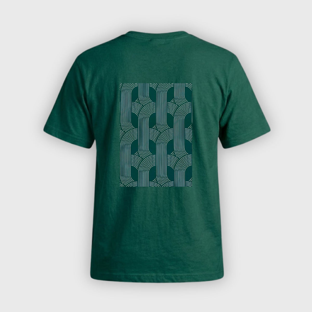 フランスギャロップ ミックス柄 グリーンTシャツ