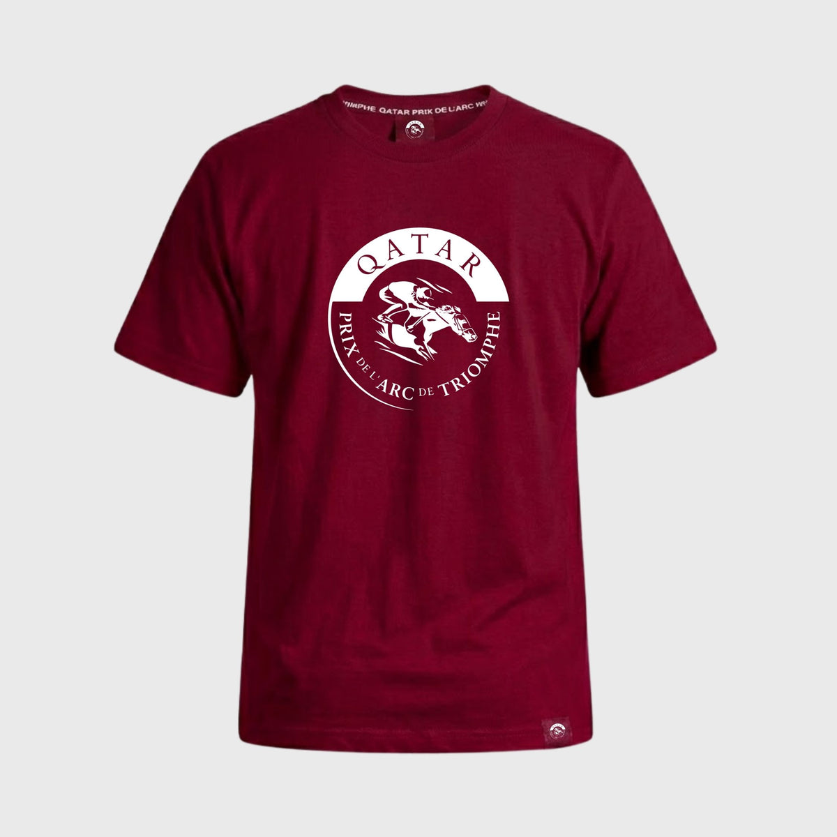 T-shirt Qatar Prix de l'Arc de Triomphe Logo Mixte Cherry