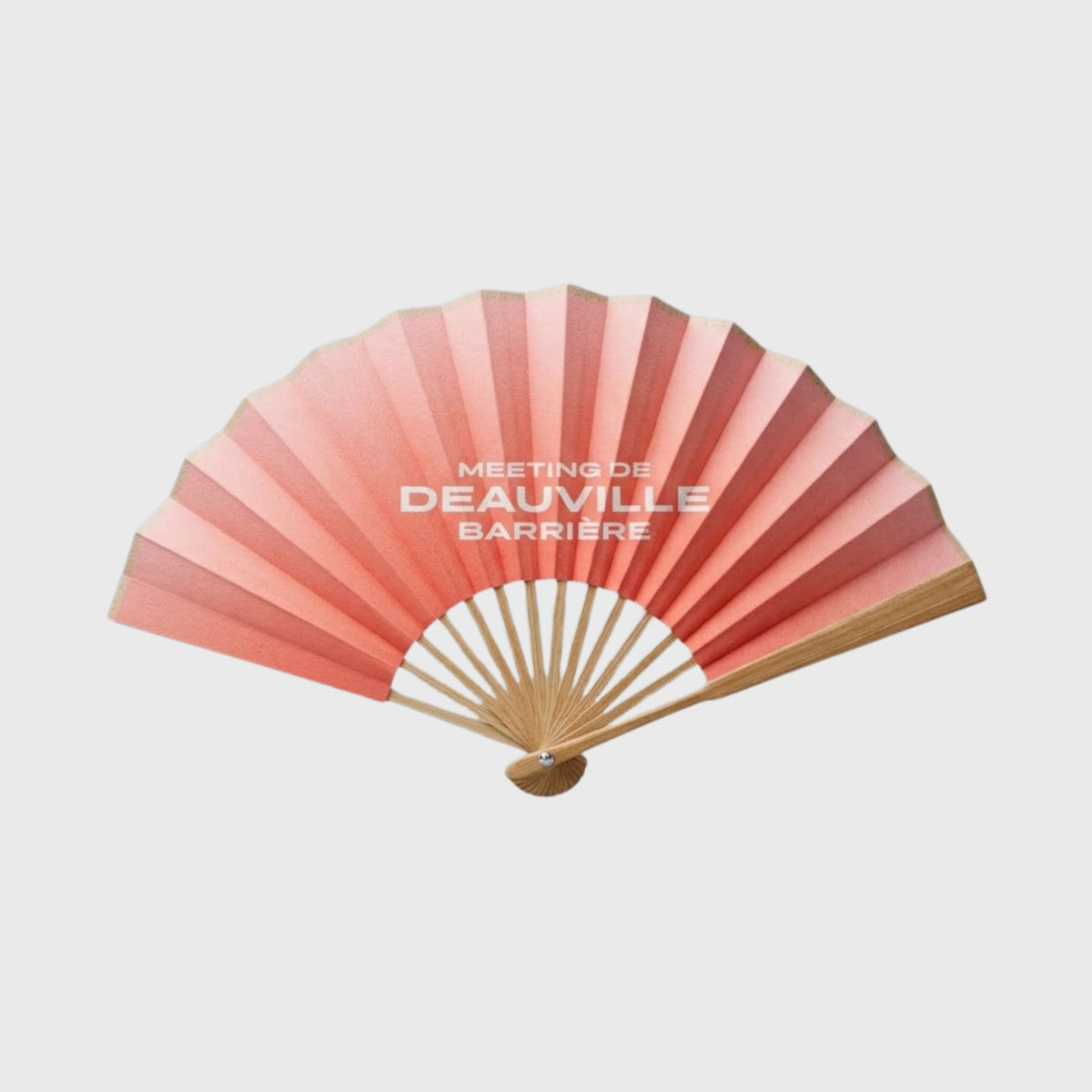 Deauville Barrière Meeting Fan Ombre Pink