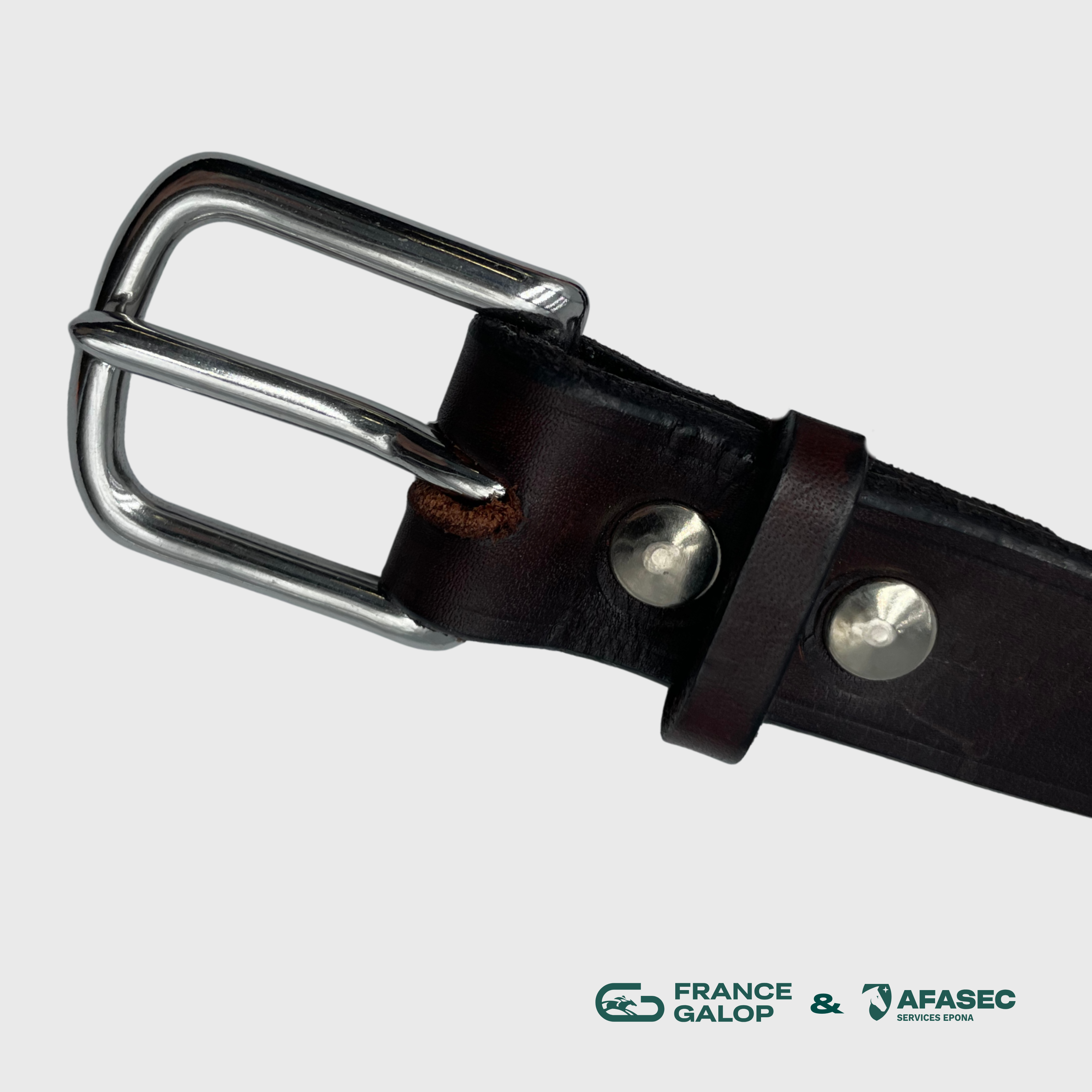Epona France Galop Smooth Leather Belt 