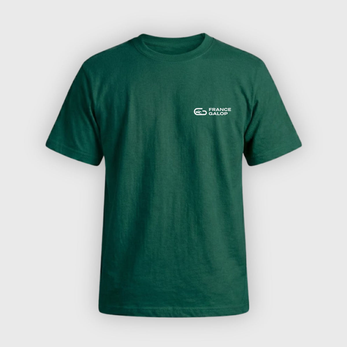 T-shirt France Galop Motif Mixte Vert