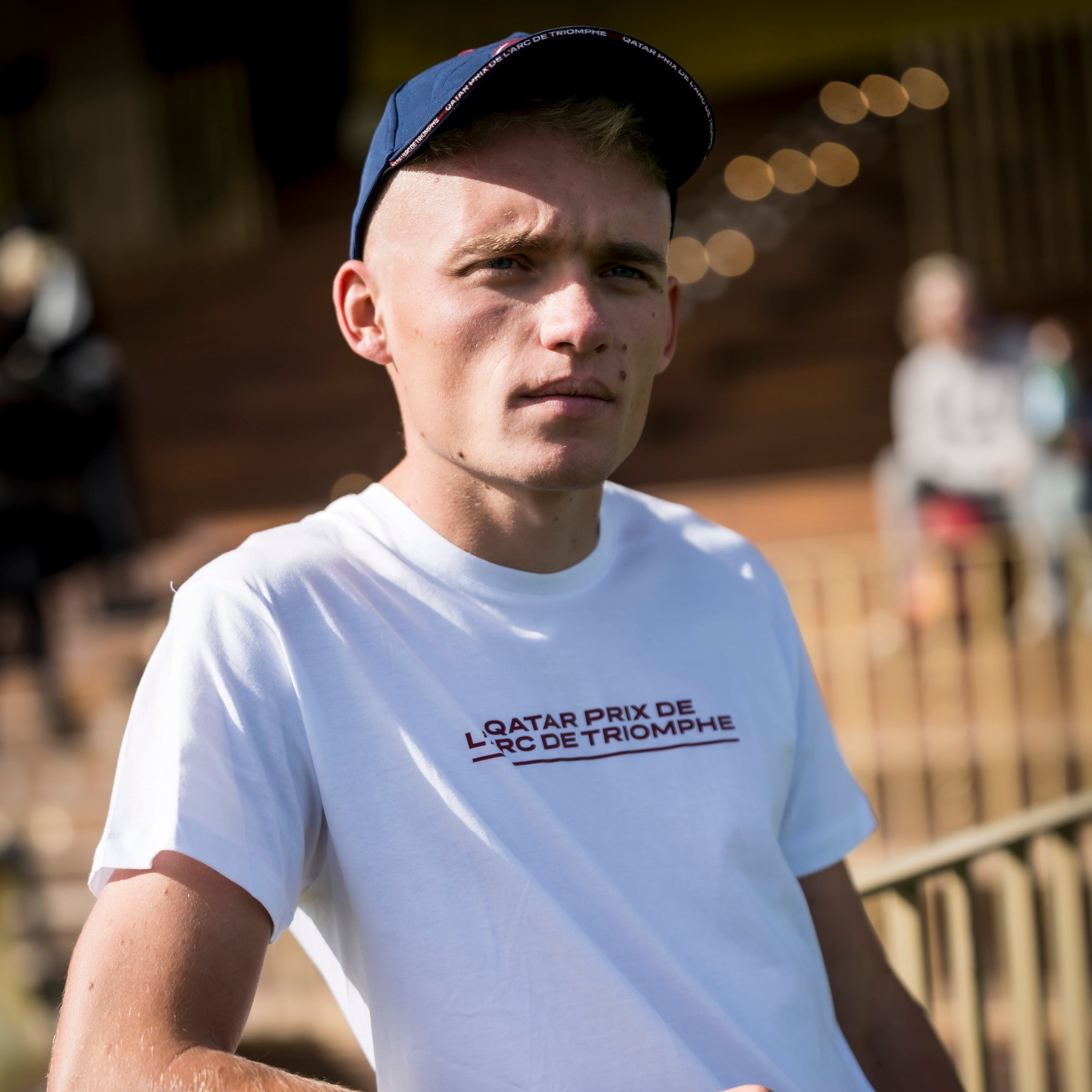 T-shirt Qatar Prix de l'Arc de Triomphe Arches Mixte Blanc