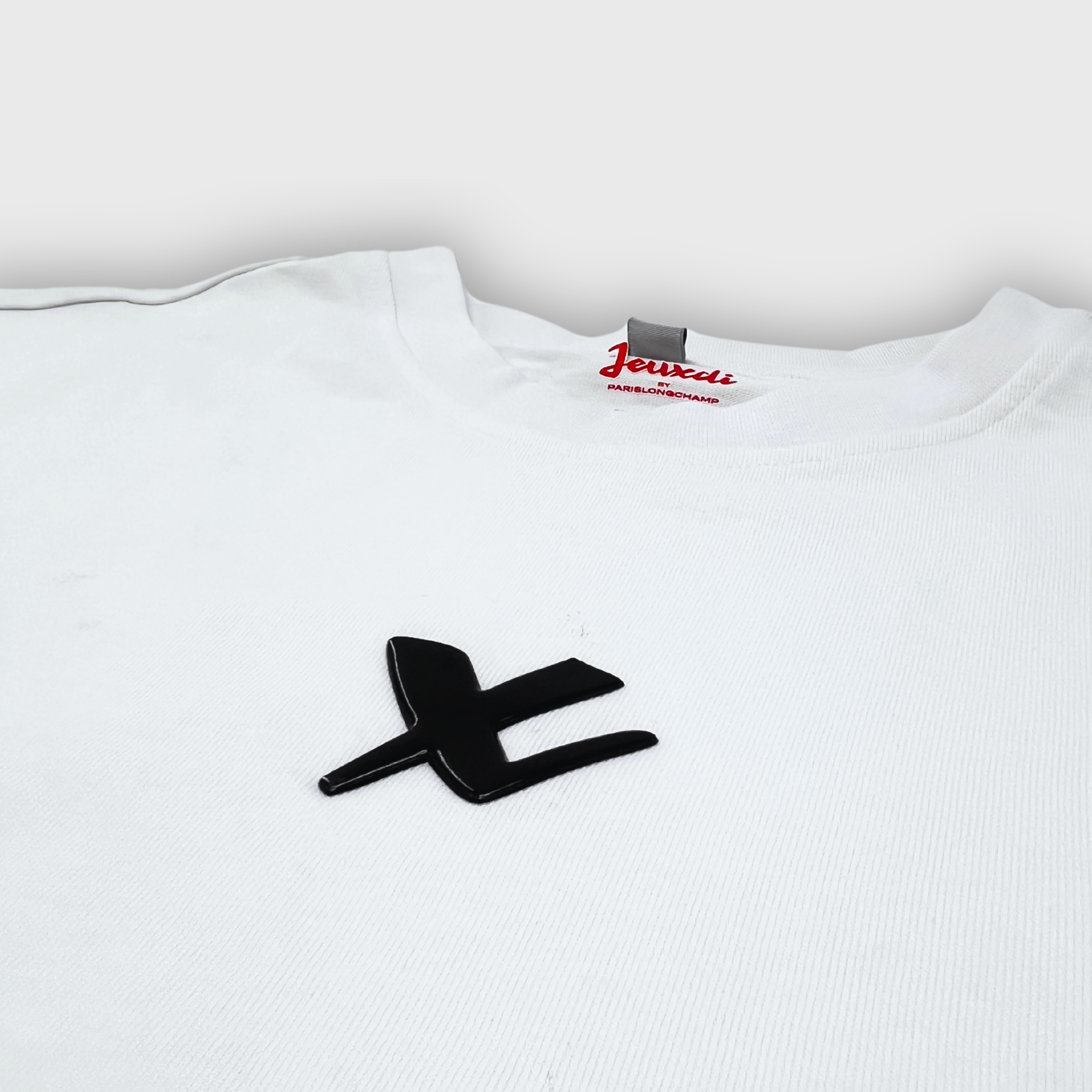 T-shirt oversize JeuXdi by ParisLongchamp Patch Mixte Blanc