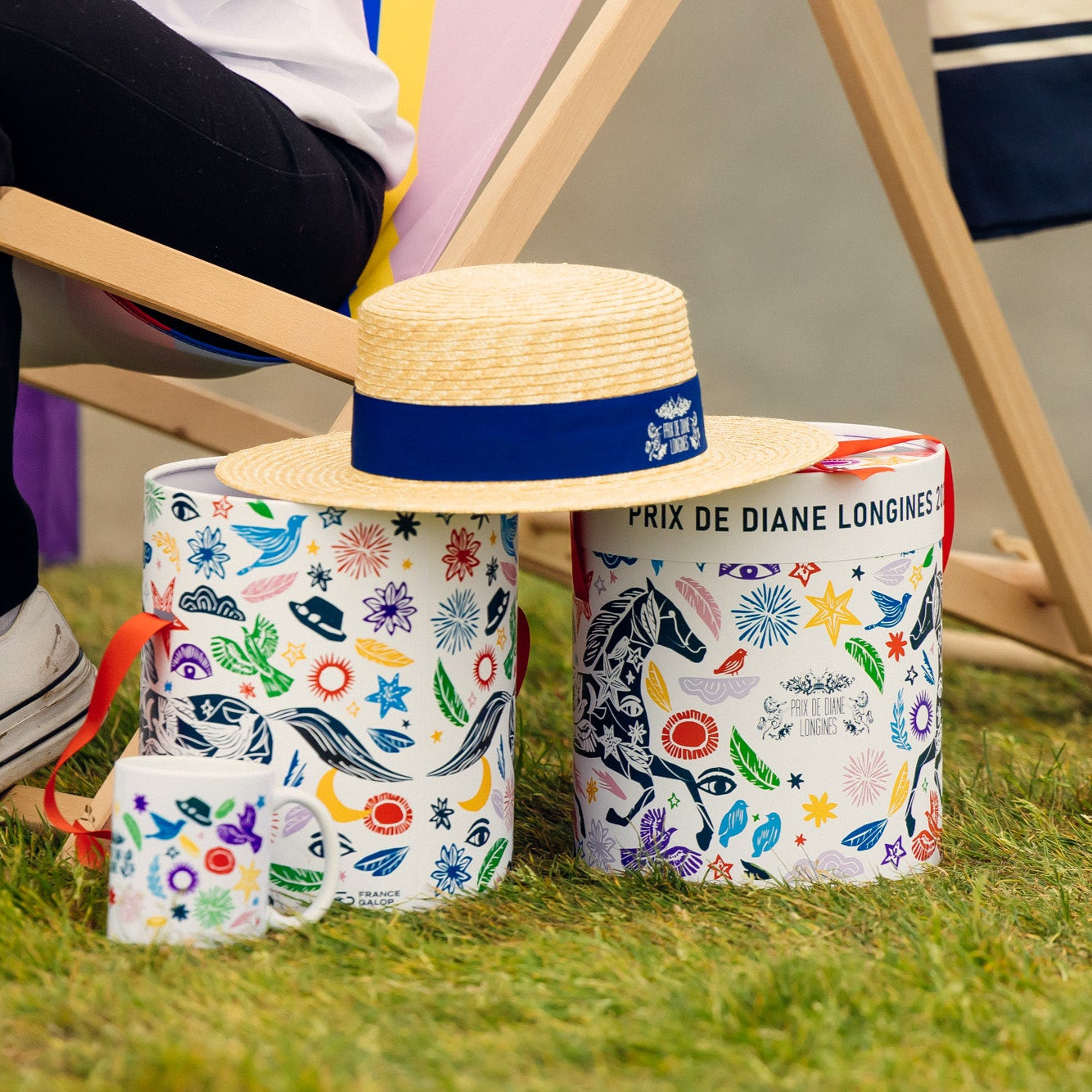 Boîte à chapeau Prix de Diane Longines Pattern 2025