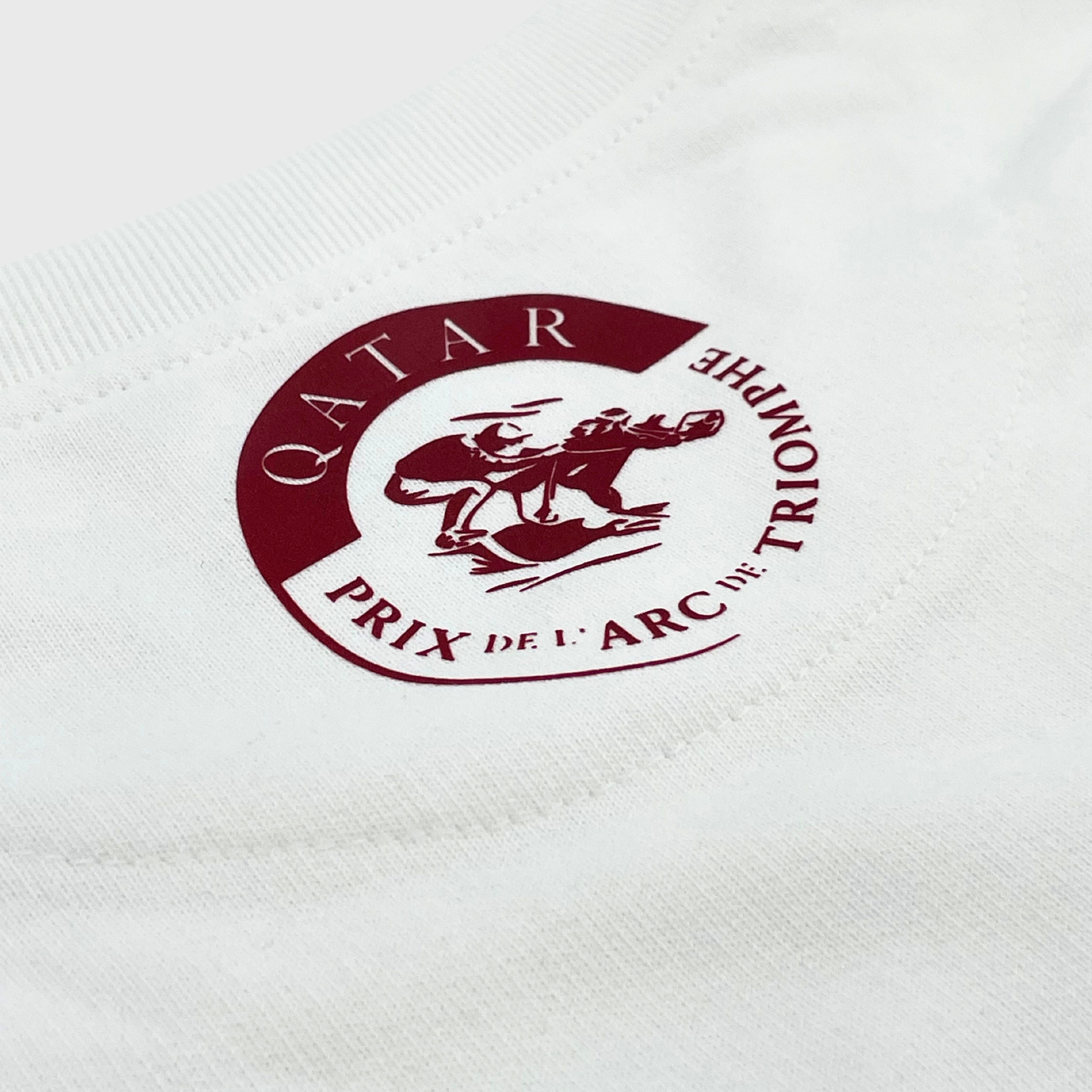 Sweat Qatar Prix de l'Arc de Triomphe L'Arc Mixte Blanc