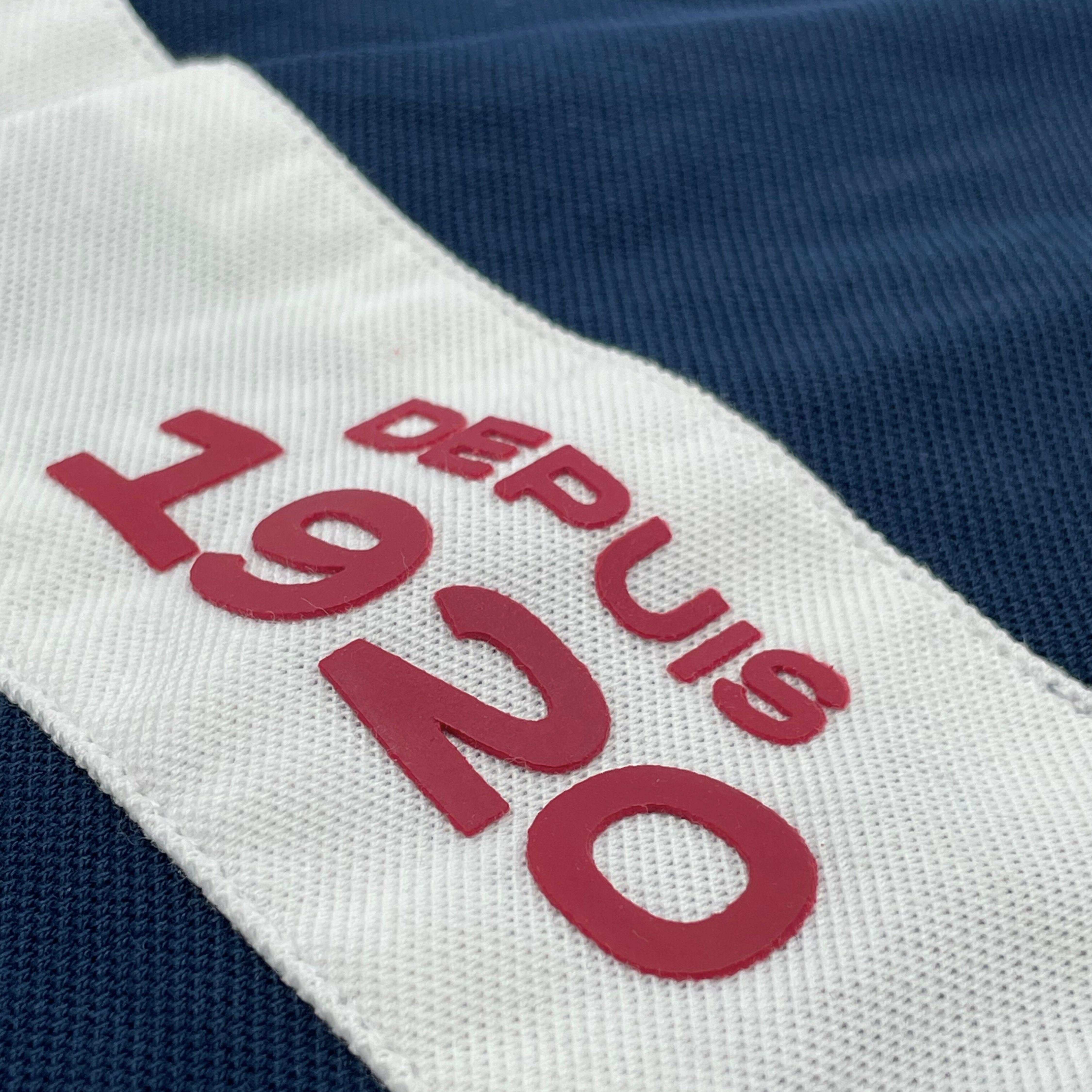 Polo Qatar Prix de l'Arc de Triomphe Vintage Mixte Bleu Marine
