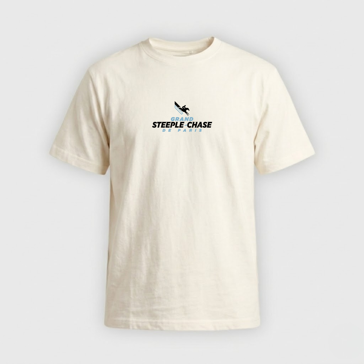 T-shirt Grand Steeple-Chase Affiche Beige Mixte