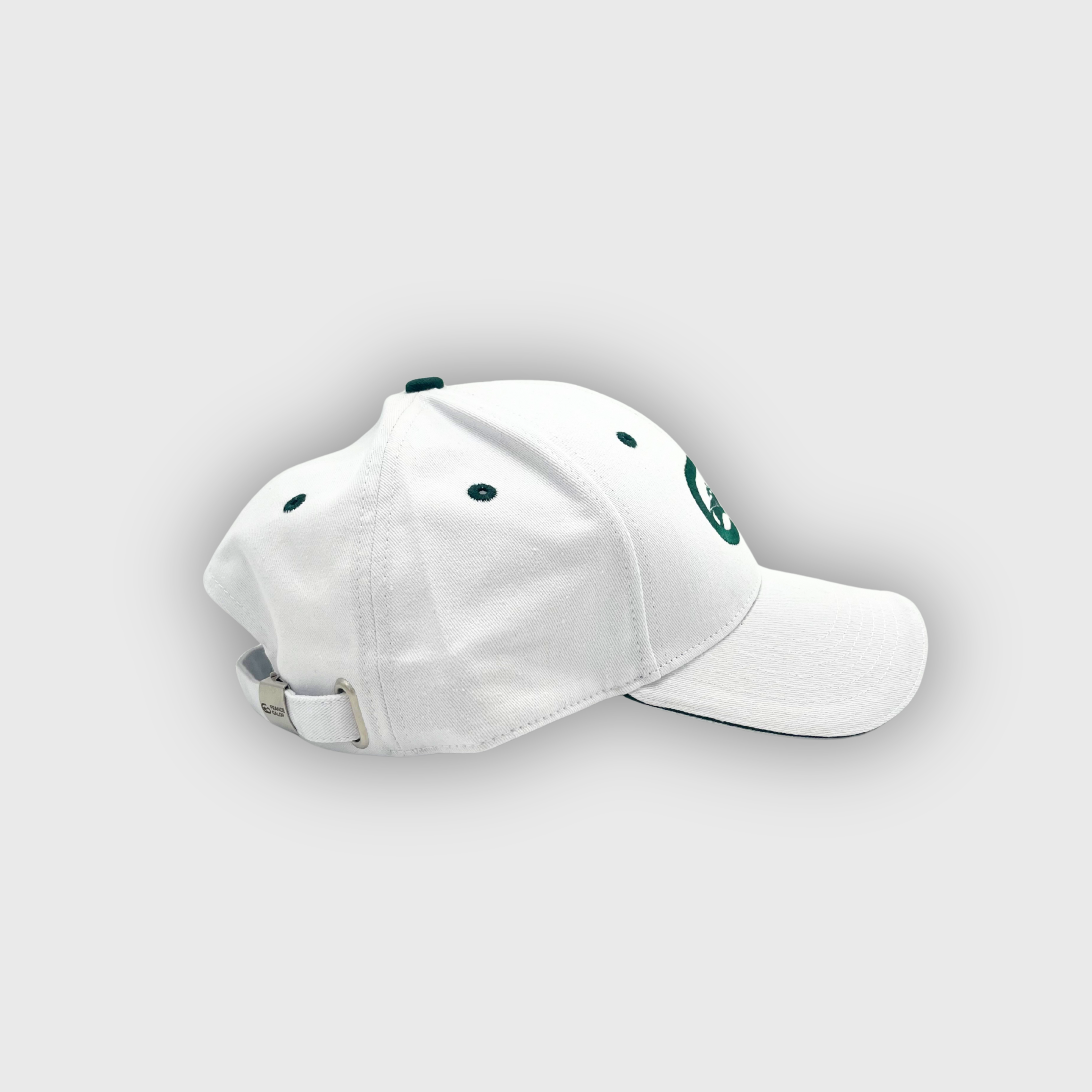 Casquette France Galop Live G Blanc Liseré Vert