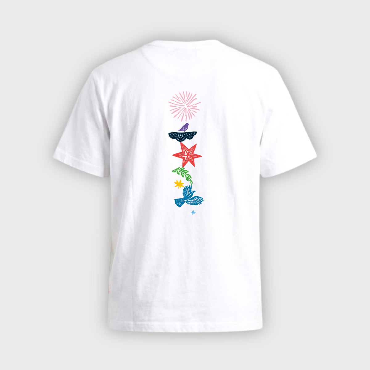 T-shirt Prix de Diane Longines Linocut Mixte Blanc