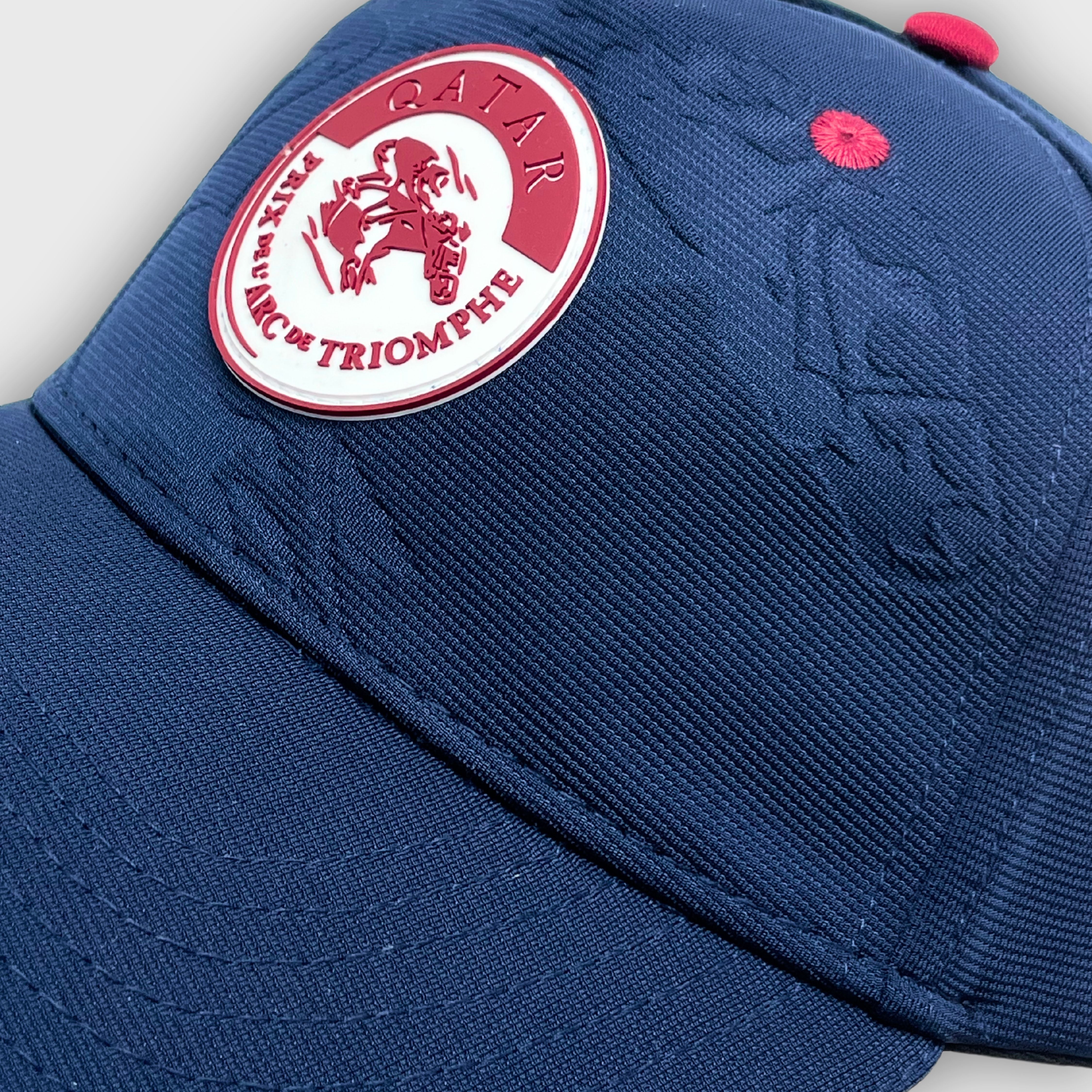 Casquette Qatar Prix de l'Arc de Triomphe Cheval Bleu Marine