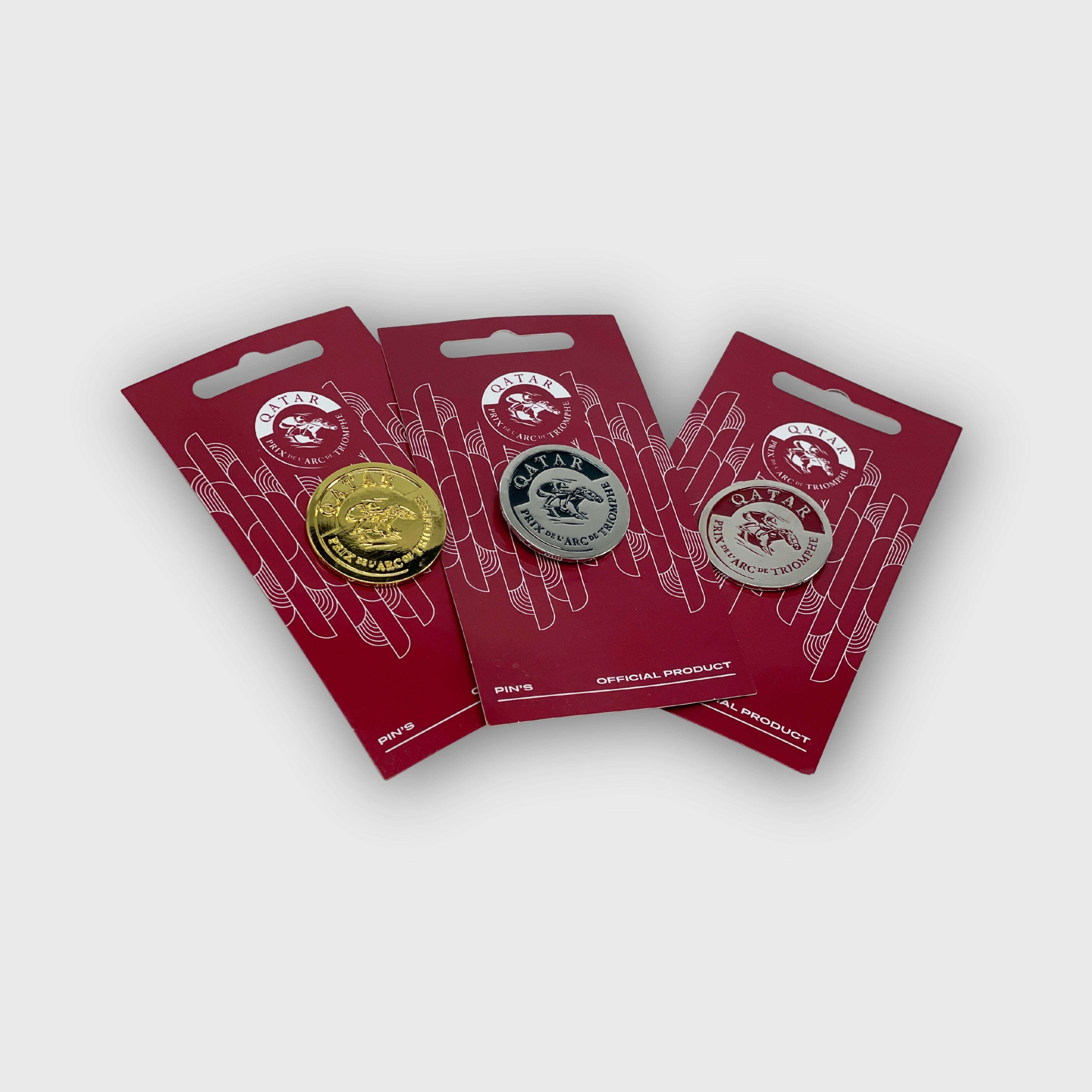 Pin's Emaillé Qatar Prix de l'Arc de Triomphe Logo Bordeaux