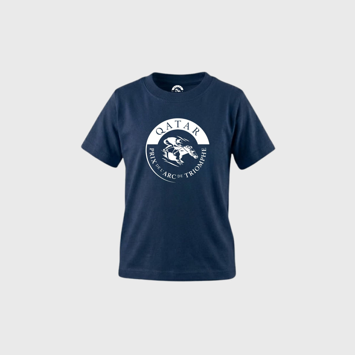 Qatar Prix de l'Arc de Triomphe Logo Blue Kids Navy T-shirt