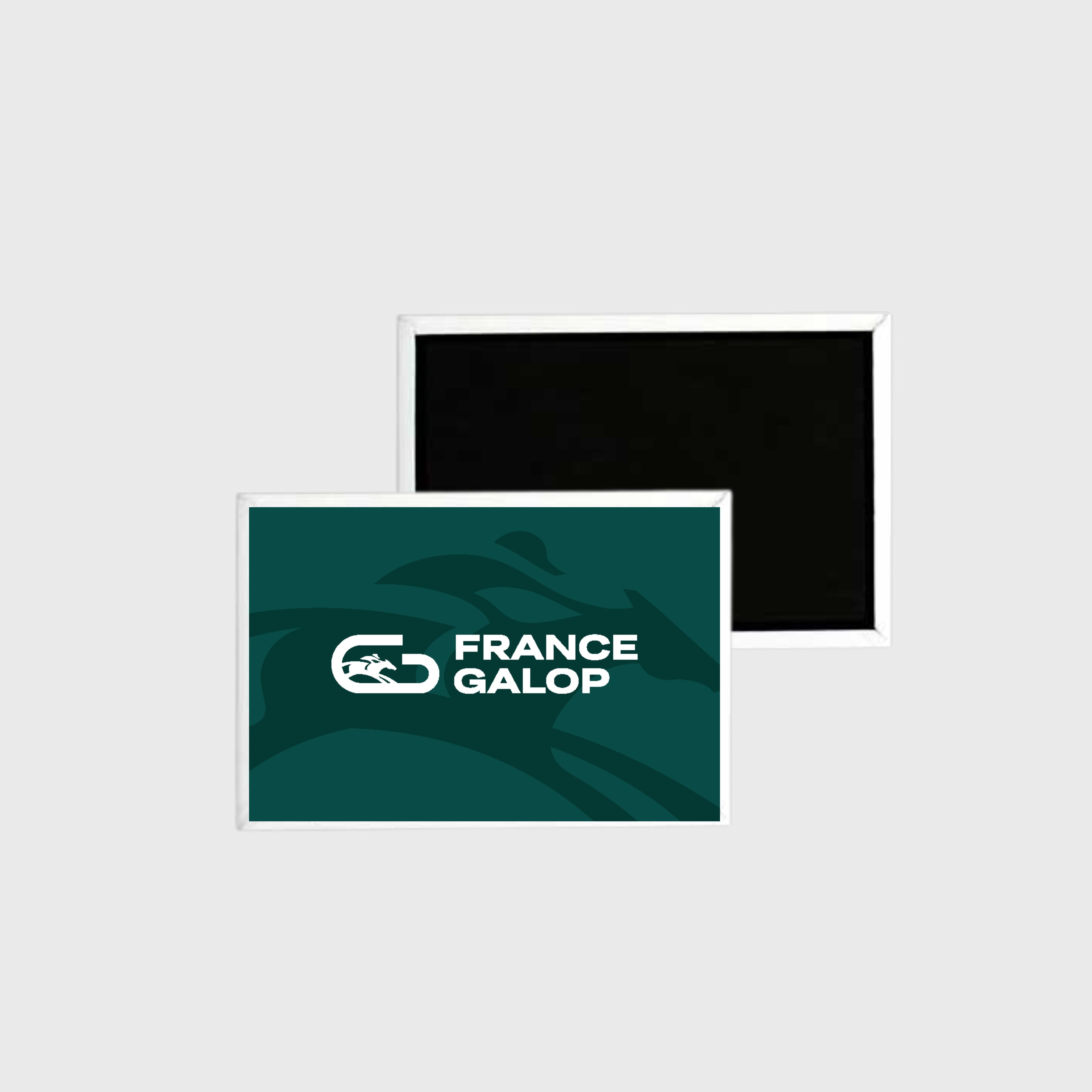 Magnet France Galop Cheval Vert